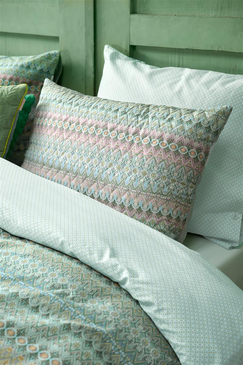 Pip Studio Ashanti Quilted Decoratiekussen - Groen