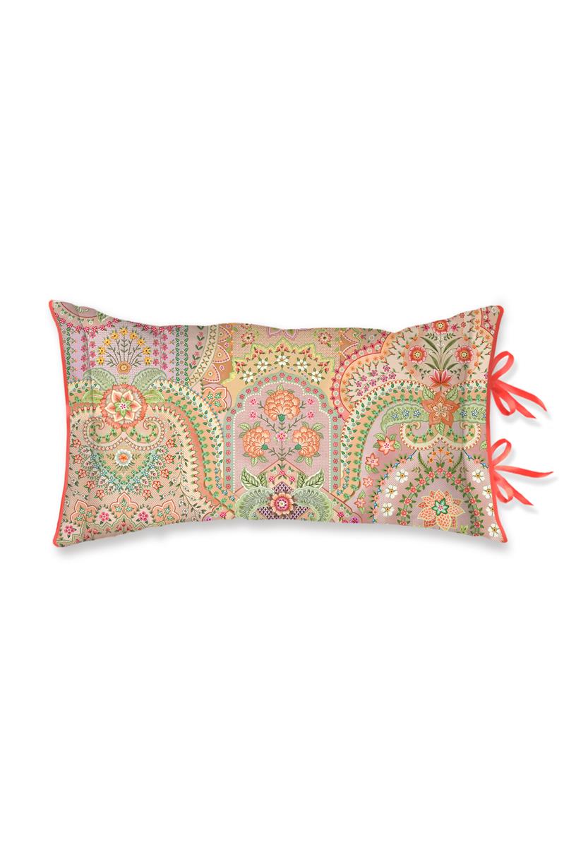 Pip Studio Jabali Flower Decoratiekussen - Koraalrood