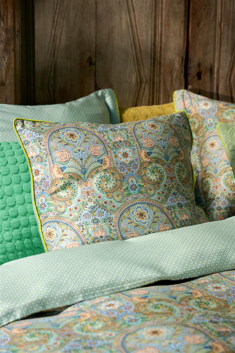 Pip Studio Kikoy Square Decoratiekussen - Groen