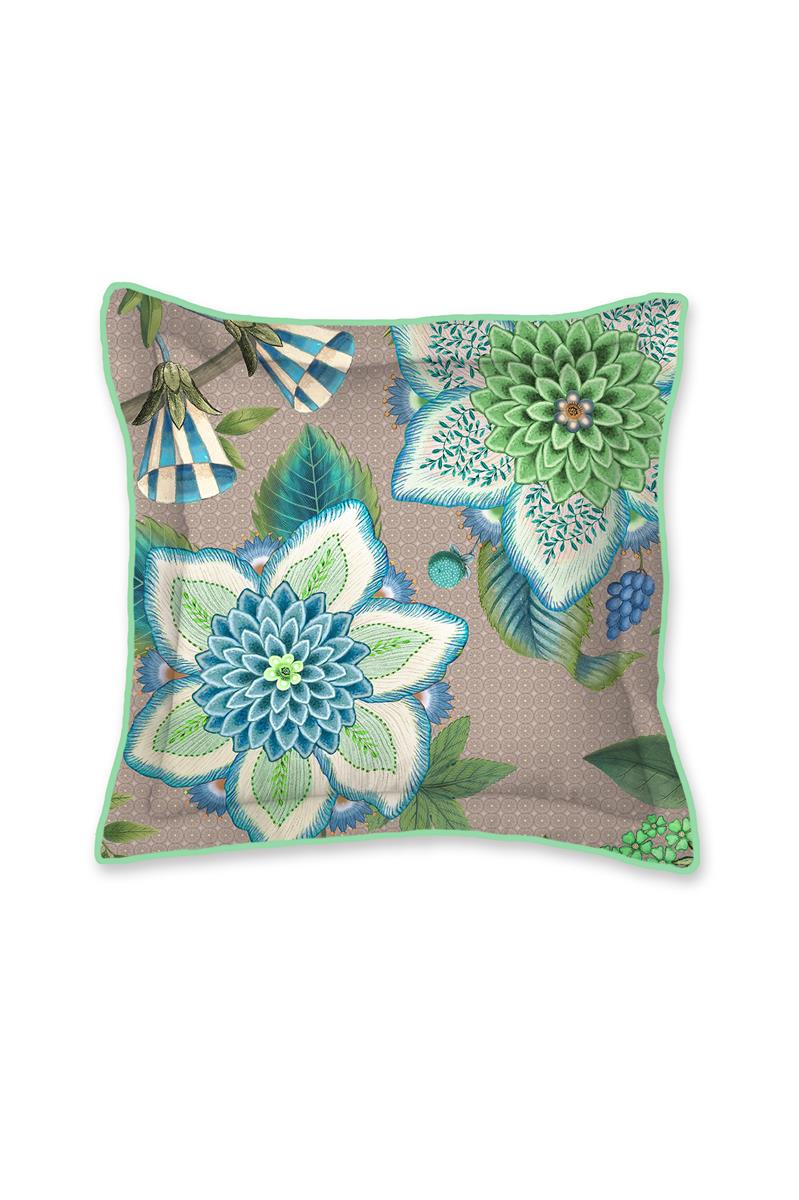 Pip Studio Viva La Vida Square Decoratiekussen - Blauw