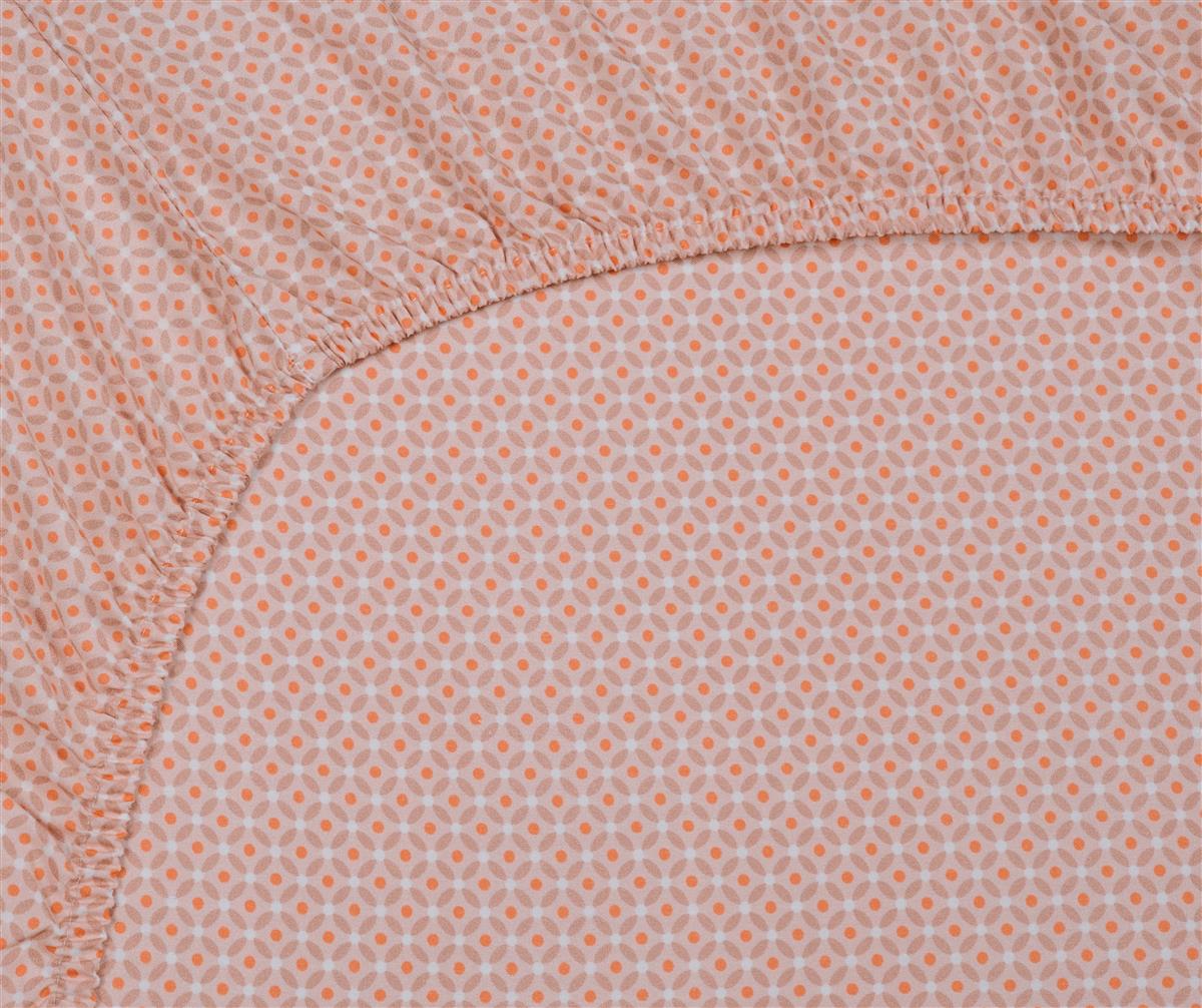 Pip Studio Hoeslaken - Percale katoen - Koraalrood