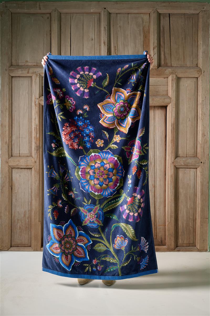 Pip Studio Viva la Vida Beachtowel Beach towel - Dark Blue