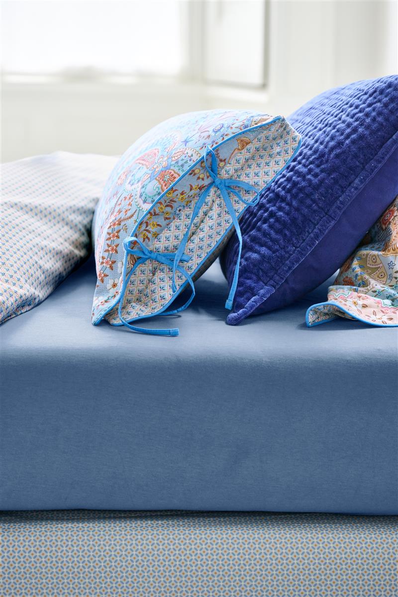Pip Studio Hoeslaken - Jersey Stretch - Blauw