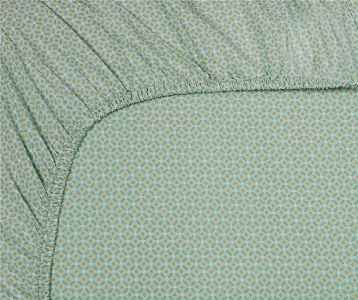 Pip Studio Hoeslaken - Percale katoen - Licht groen