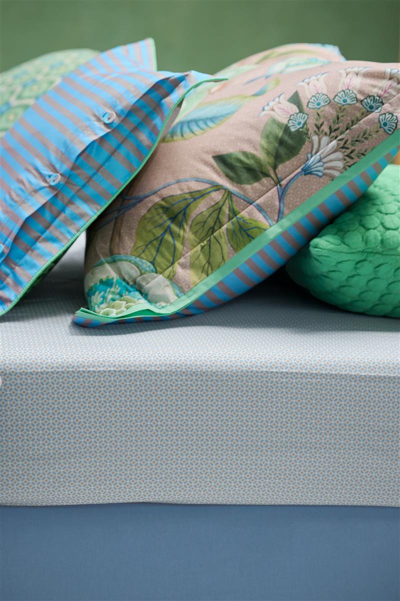 Pip Studio Hoeslaken - Percale katoen - GreyBlue
