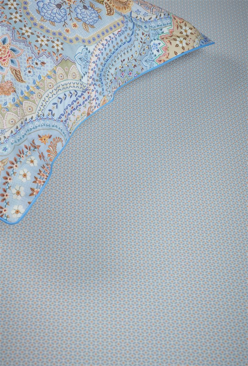 Pip Studio Hoeslaken - Percale katoen - GreyBlue
