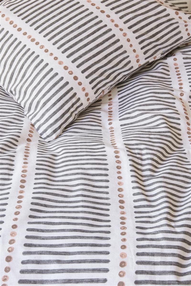 vtwonen Dot and Stripe duvet cover - Blush