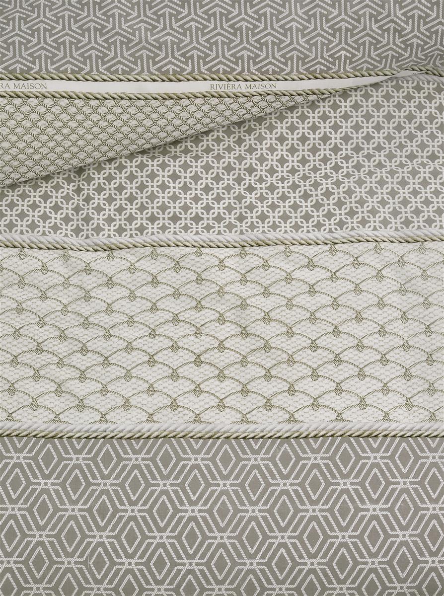 Riviera Maison Ropes dekbedovertrek - Taupe