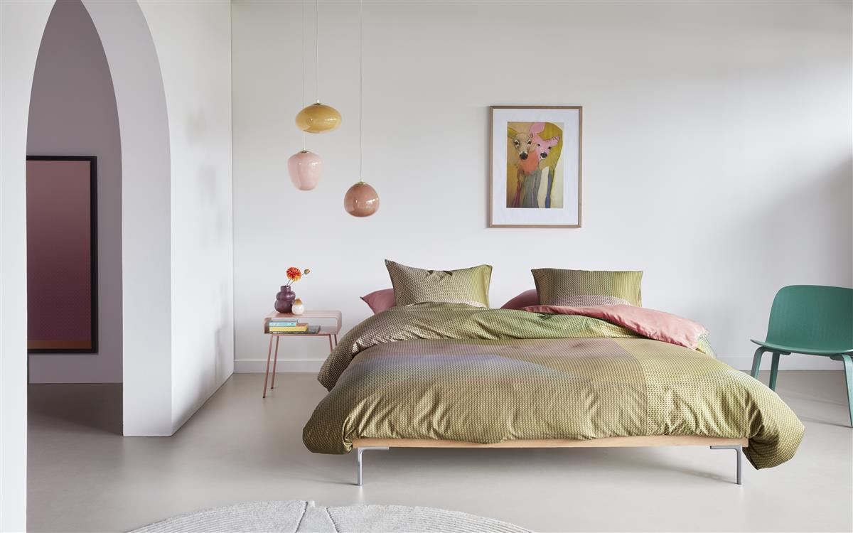 Beddinghouse Dutch Design Glossy dekbedovertrek - Groen