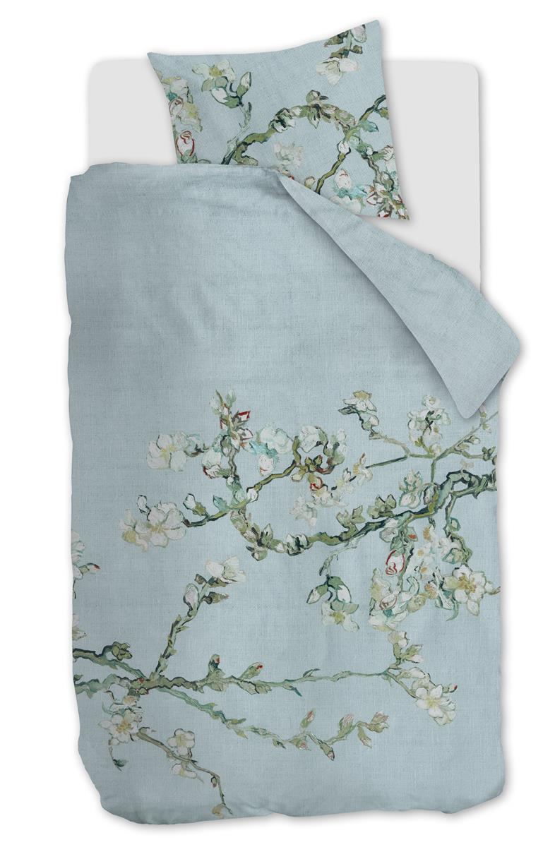 Beddinghouse x Van Gogh Museum Blossom dekbedovertrek - Blauw Grijs