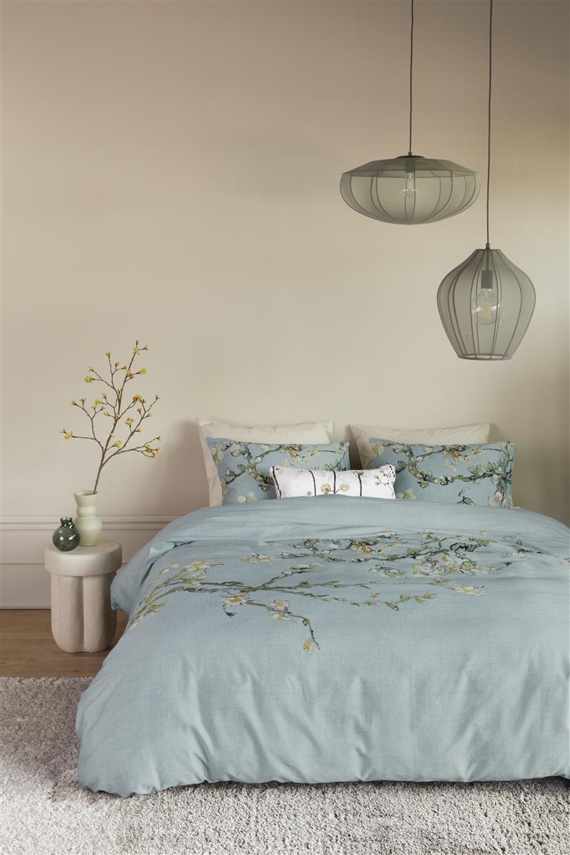 Beddinghouse x Van Gogh Museum Blossom dekbedovertrek - Blauw Grijs