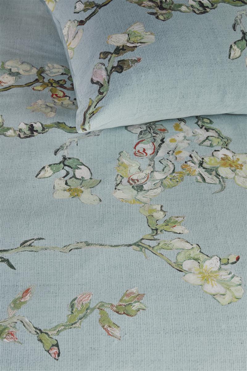 Beddinghouse x Van Gogh Museum Blossom dekbedovertrek - Blauw Grijs