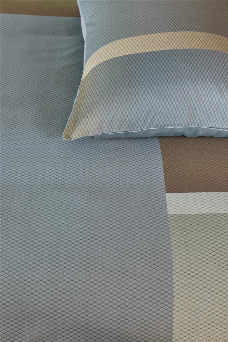 Kardol Sloane Square dekbedovertrek - Blauw Grijs