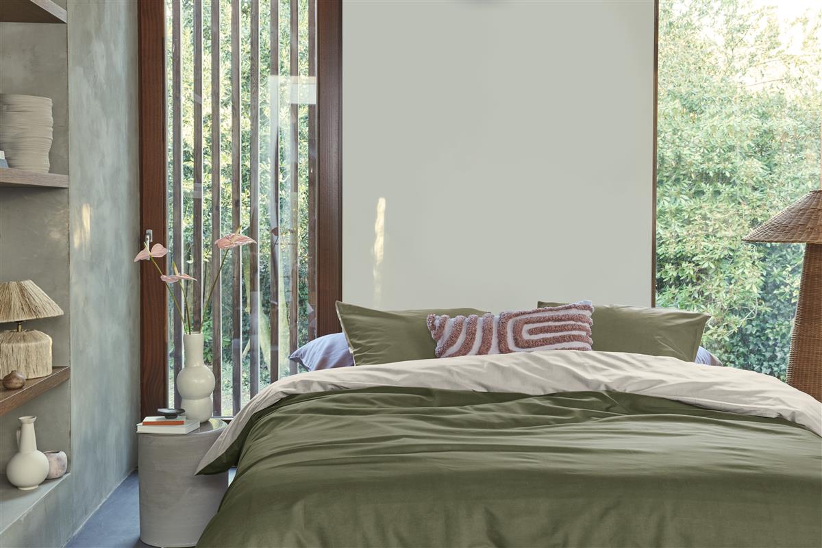 vtwonen Duo duvet cover - Olive green