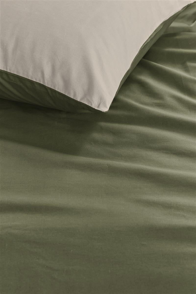 vtwonen Duo duvet cover - Olive green