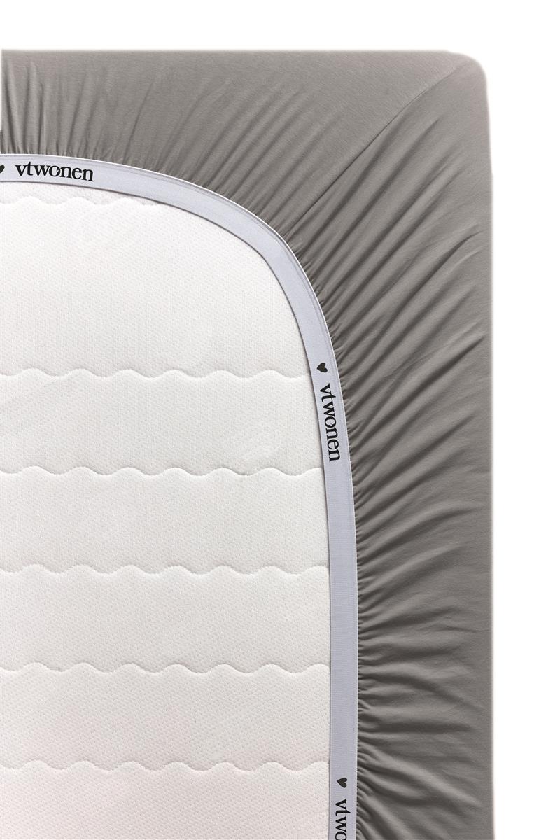 vtwonen Hoeslaken - Katoen - Grijs