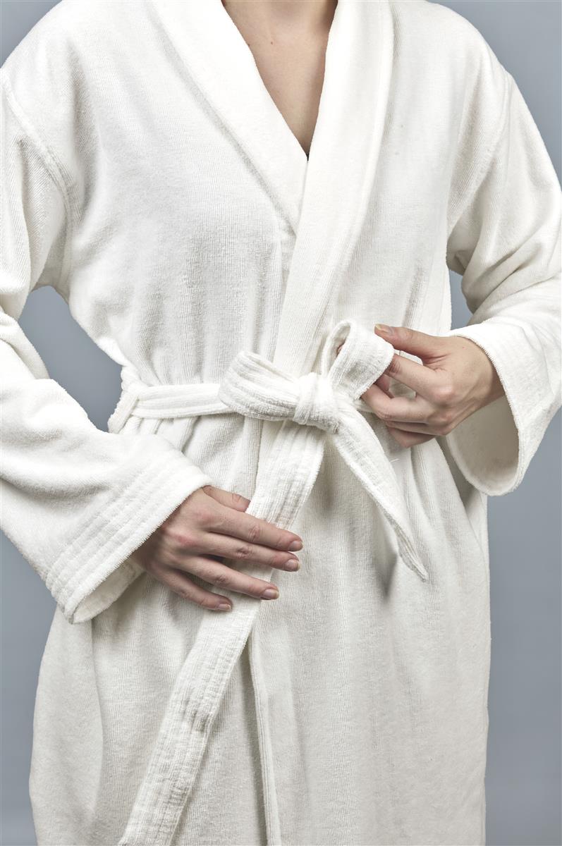 vtwonen Soft Embrace Bathrobe - White