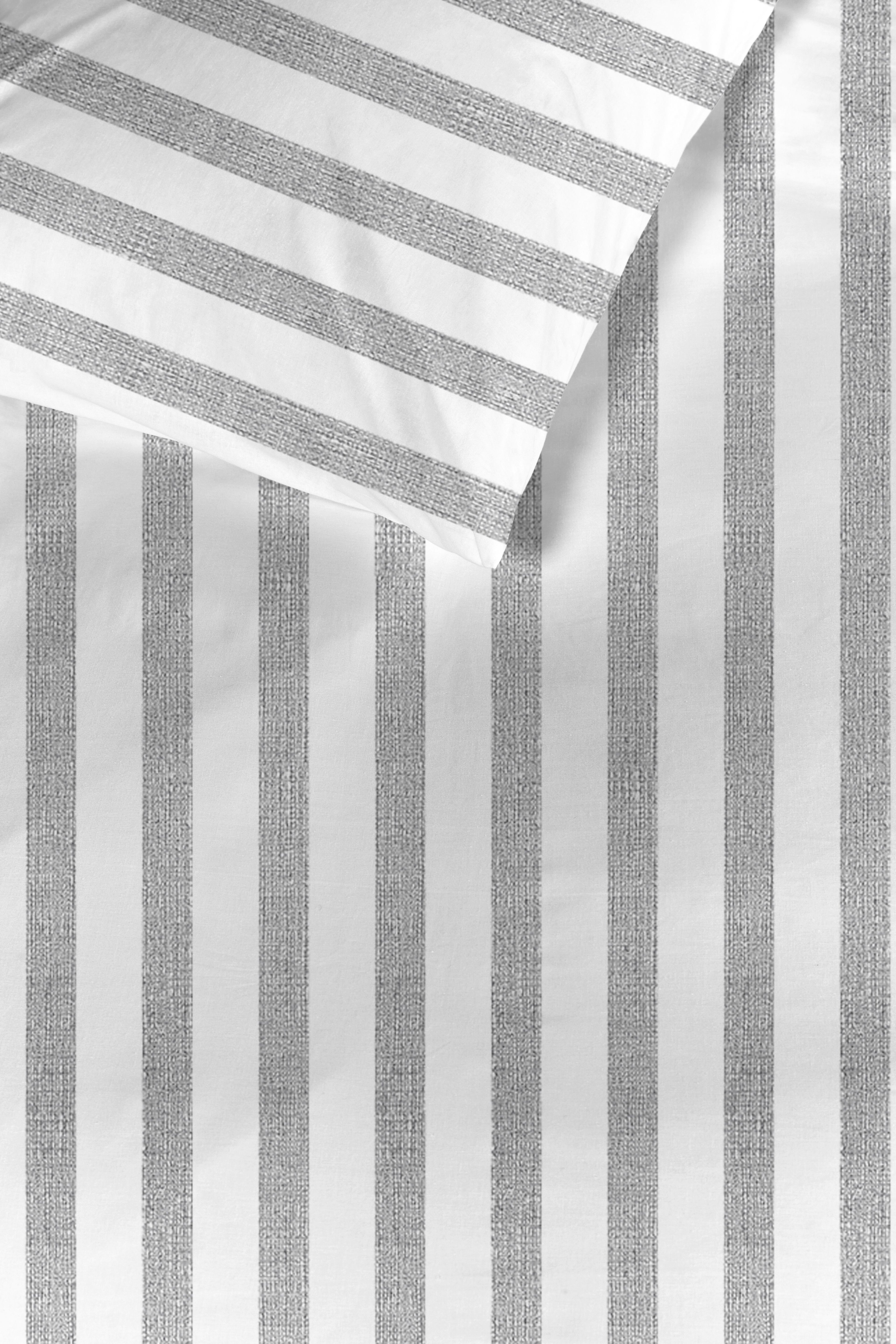 Ally Duvet Cover - Soft Grey
