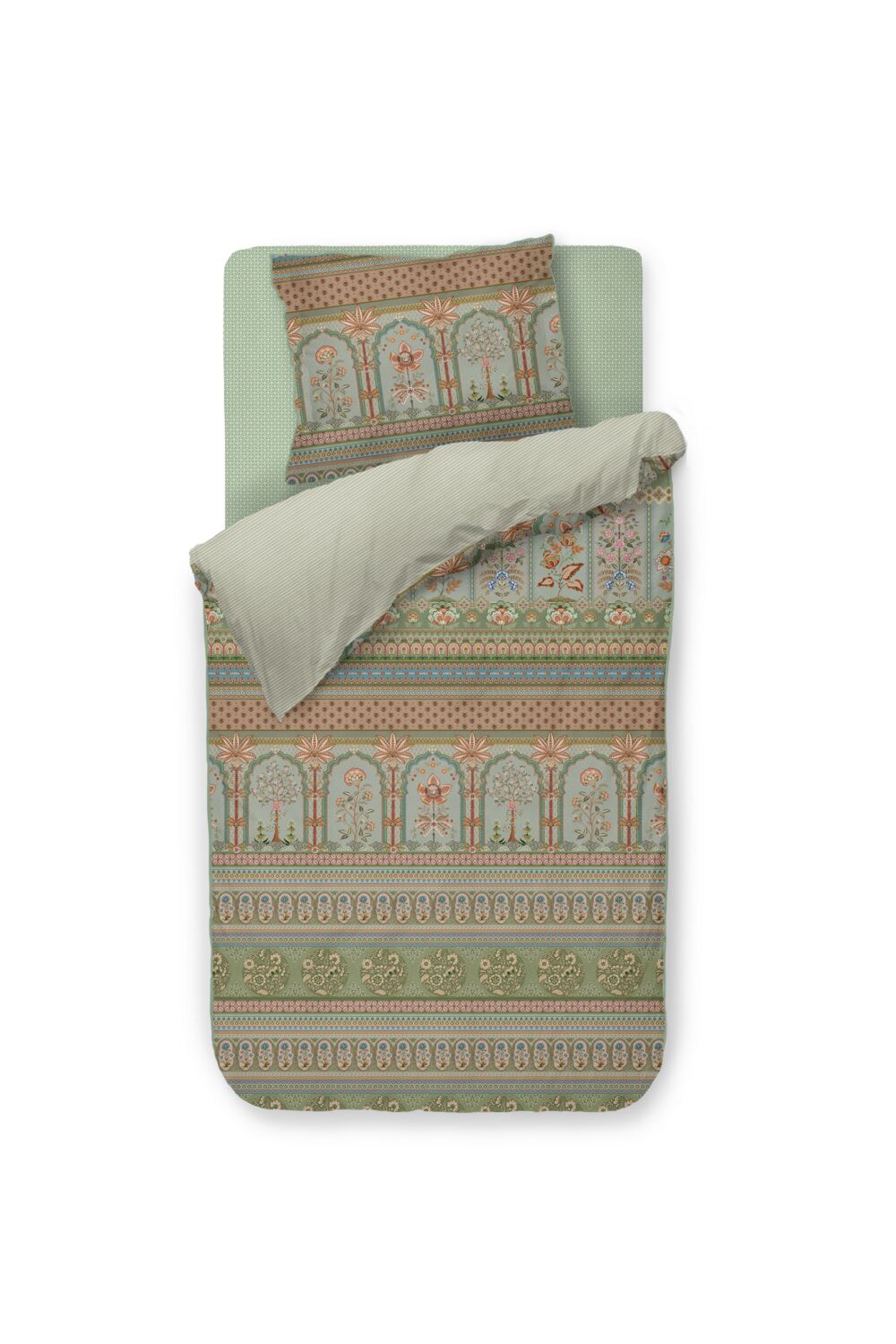 Bollywood Dreams Duvet Cover - Green