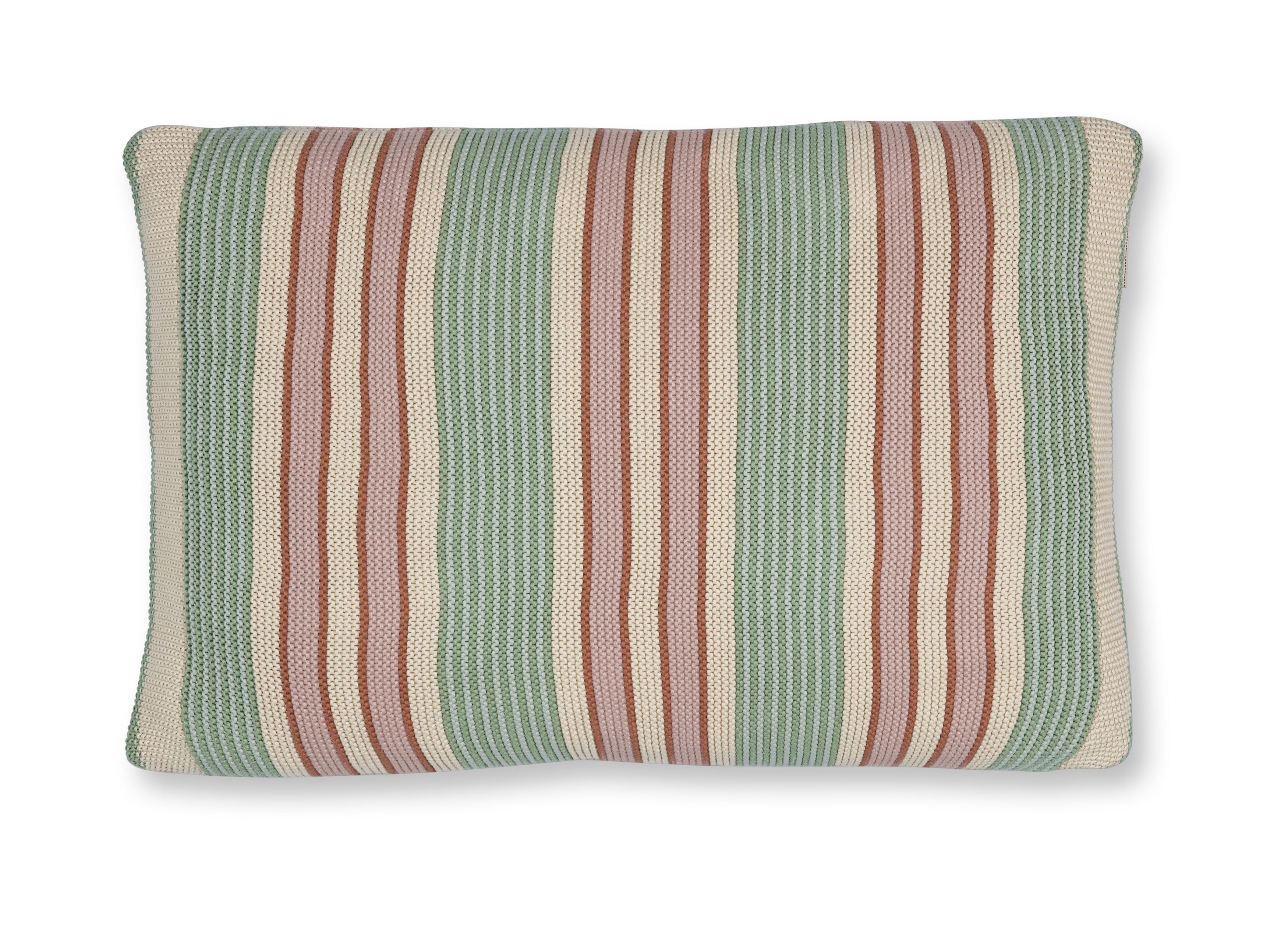 Pip Studio Bonsoir Combistripe Decorative Pillow - Green