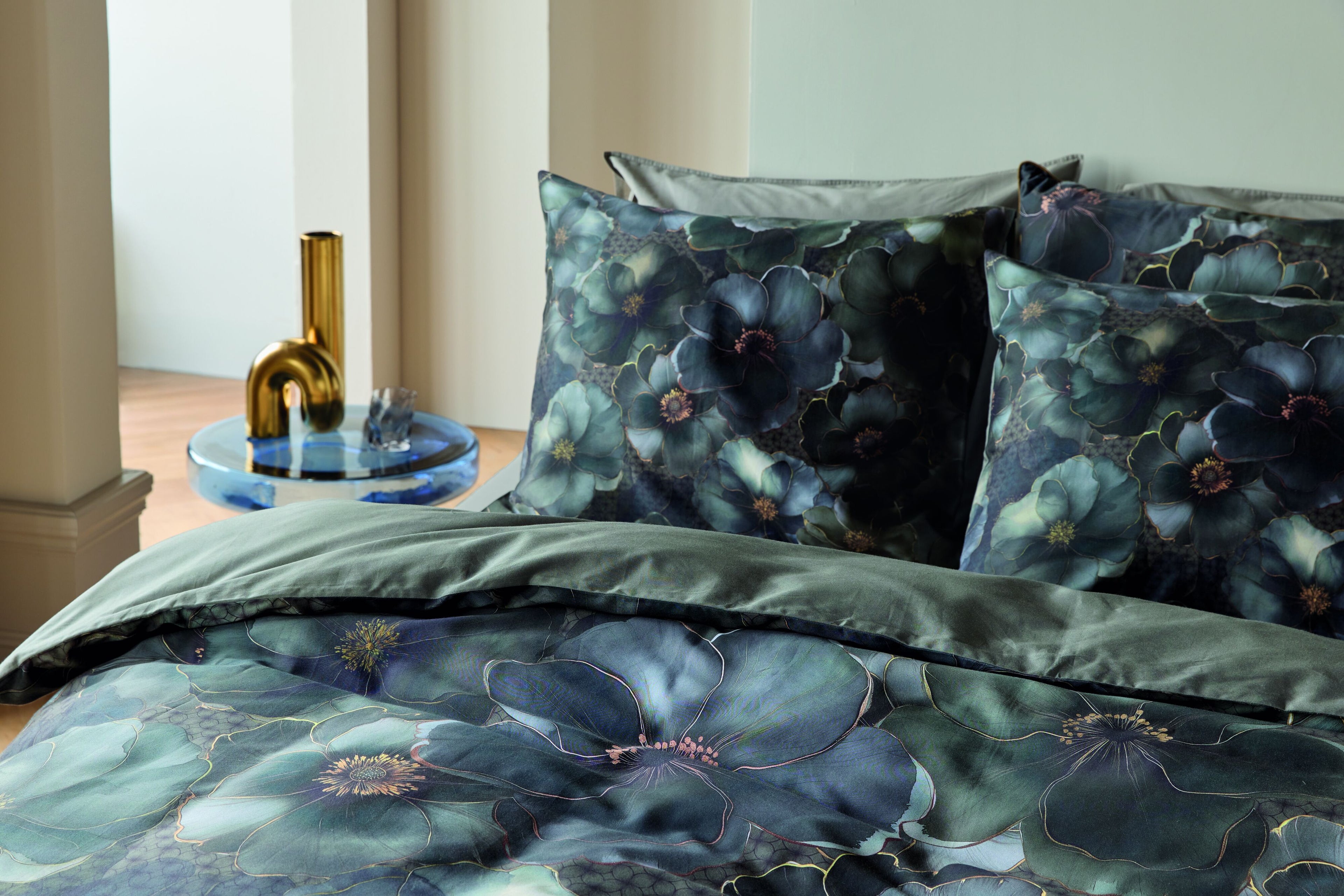 Kardol by Beddinghouse decorum Dekbedovertrek - Grey Green