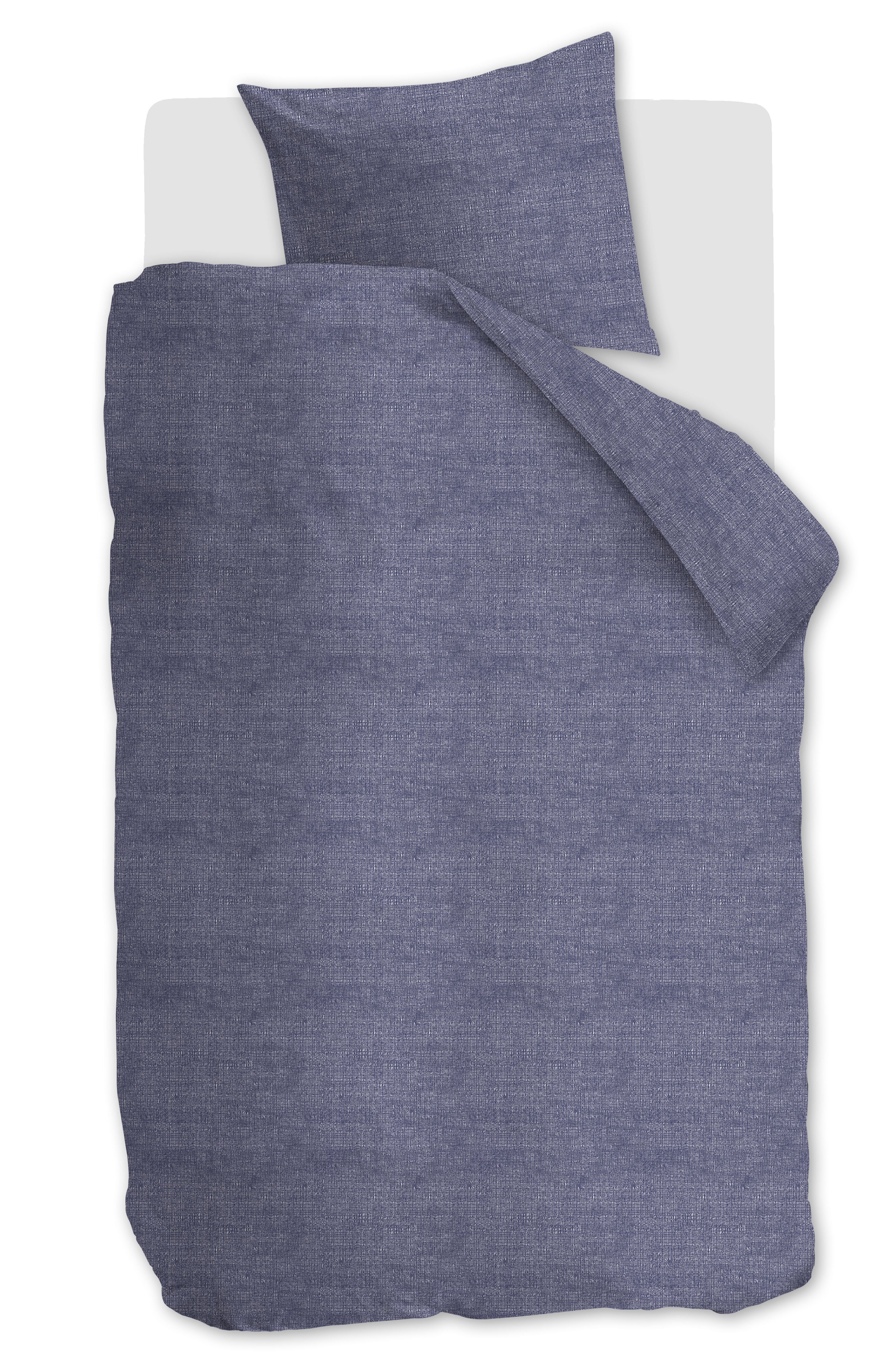 Edo Duvet Cover - Navy Blue
