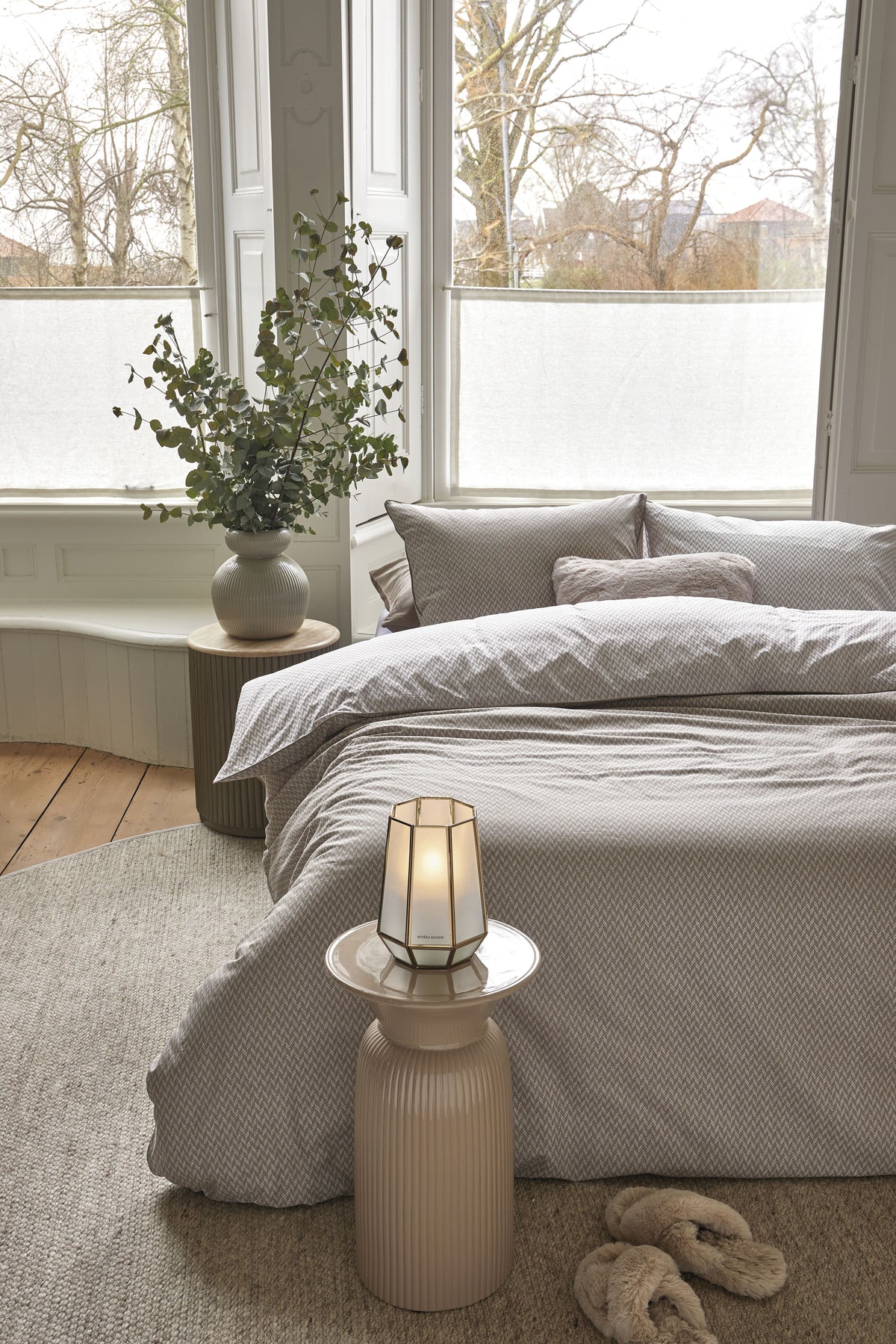 Emery Dekbedovertrek - Taupe