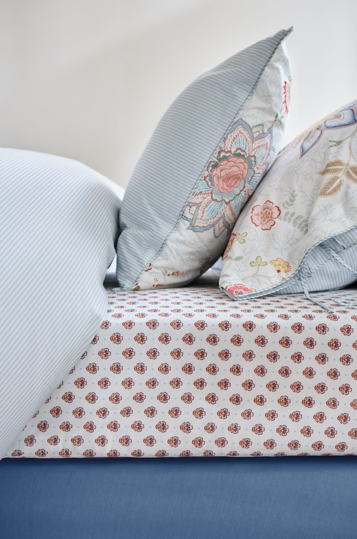 Pip Studio Hoeslaken - katoen - Licht blauw