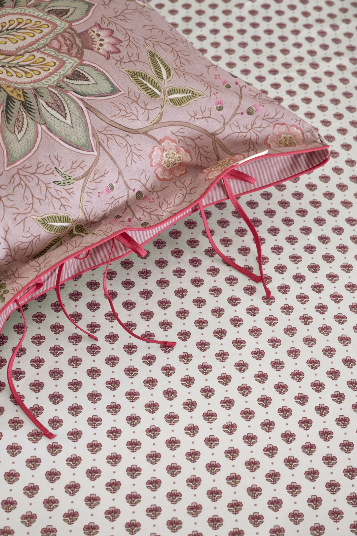 Pip Studio Hoeslaken - katoen - Licht roze