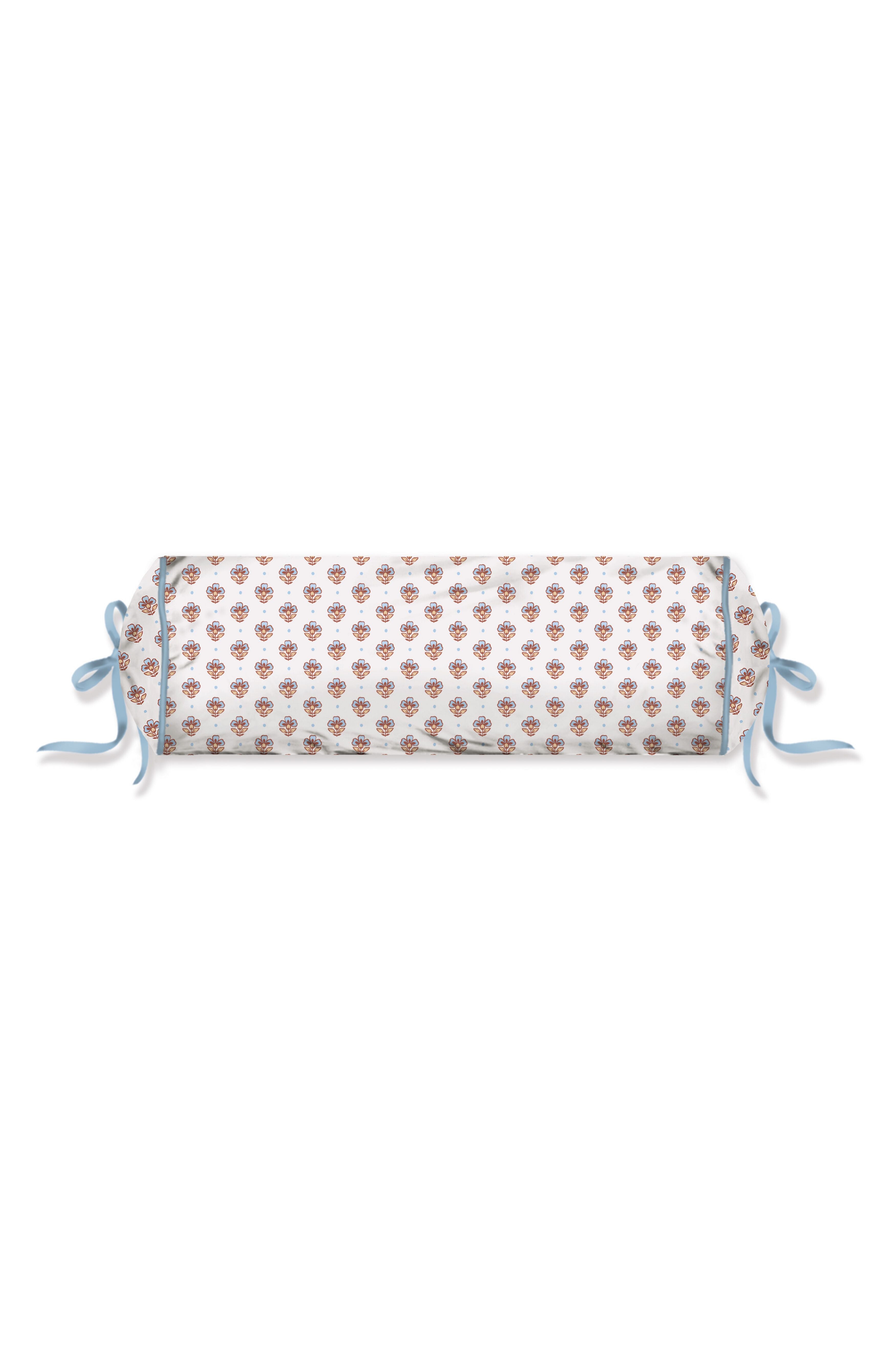 Pip Studio Jaipur Flower Decorative Cushion - Light Blue
