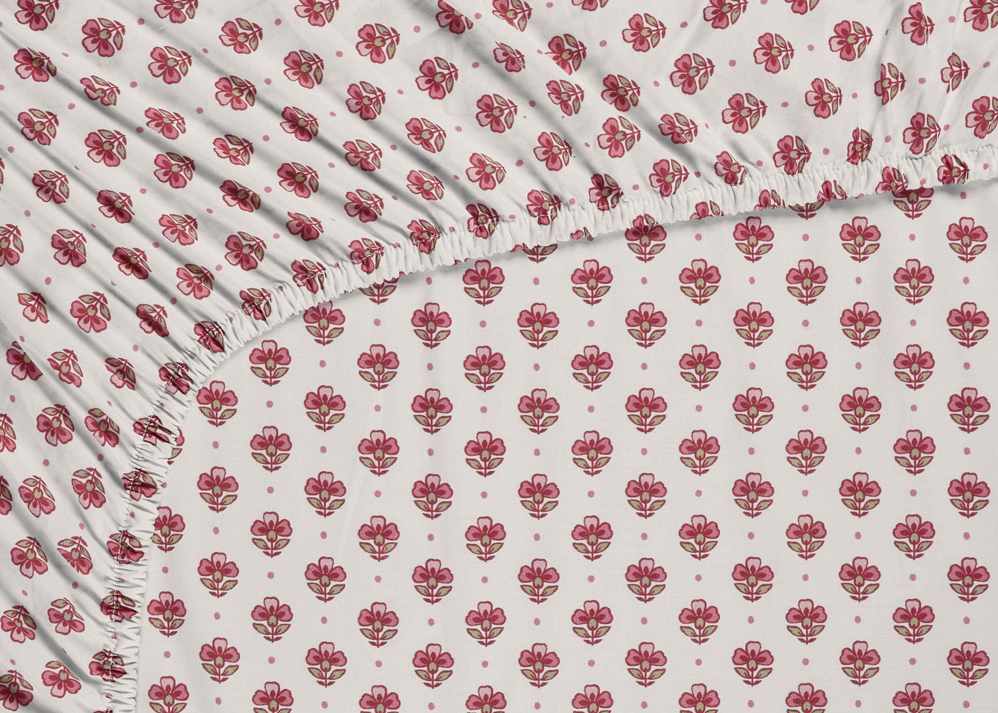 Pip Studio Fitted Sheet - cotton - Light pink