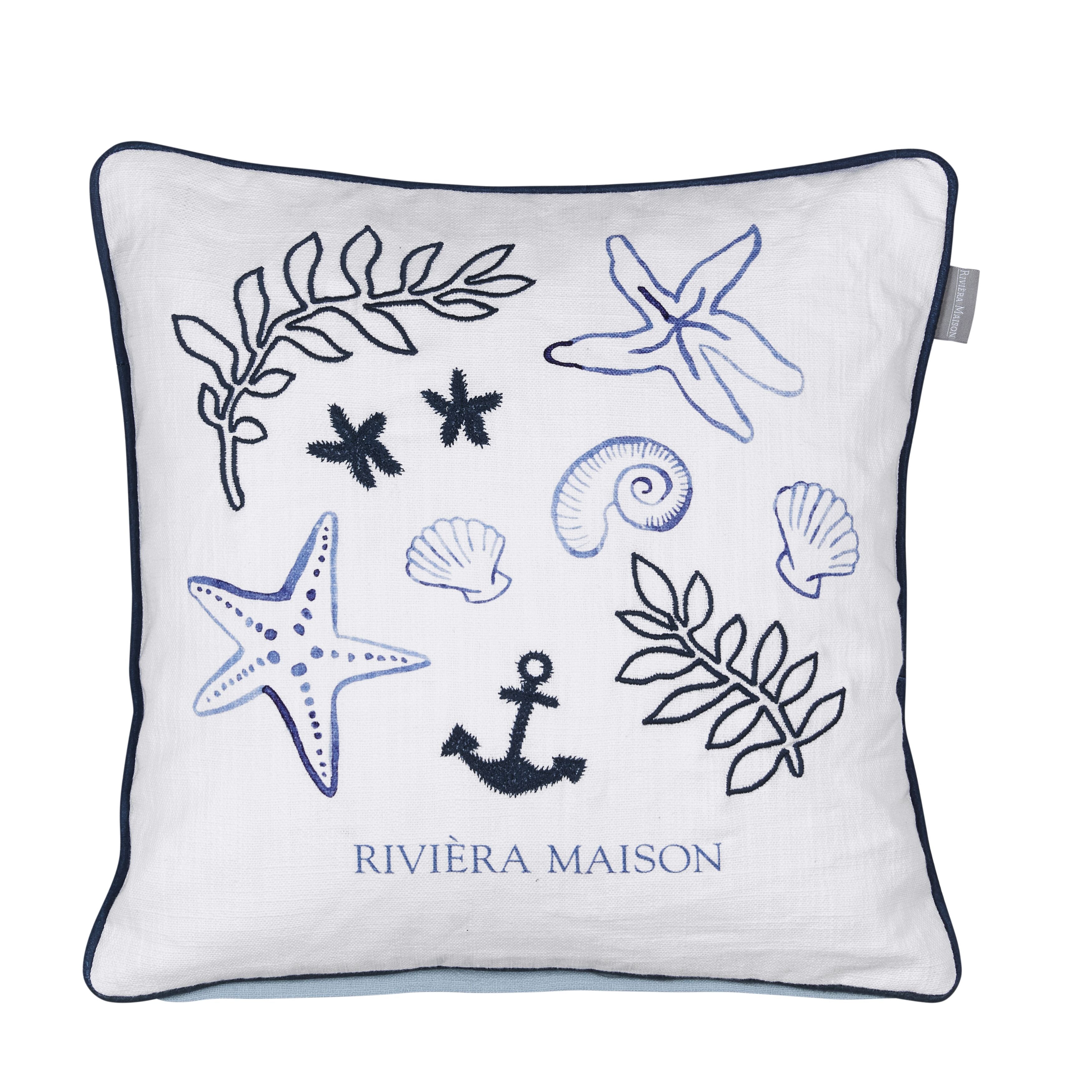 Rivièra Maison Sail Away Decorative Cushion - Blue