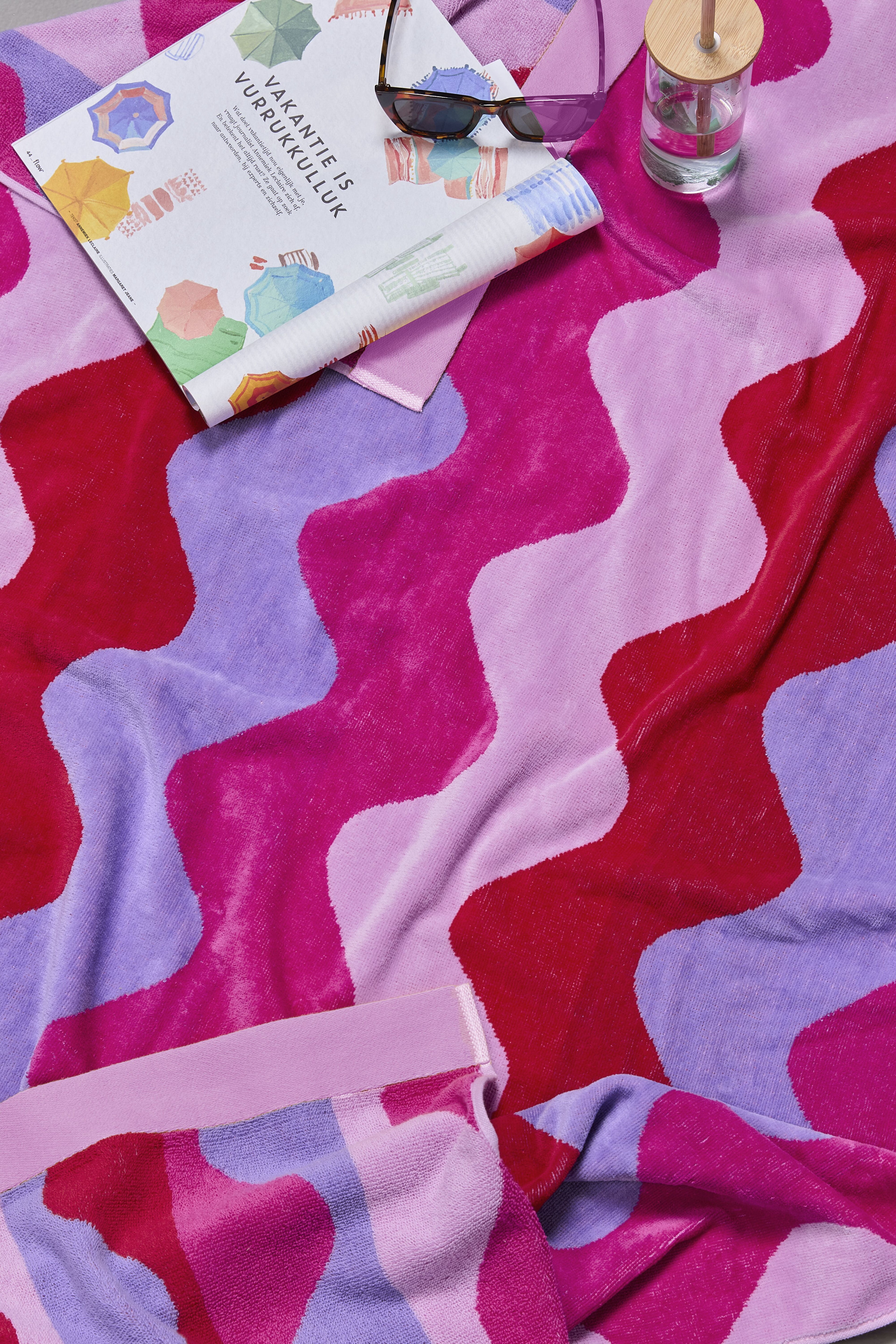 KAAT Amsterdam Waves Beach Towel - Multi