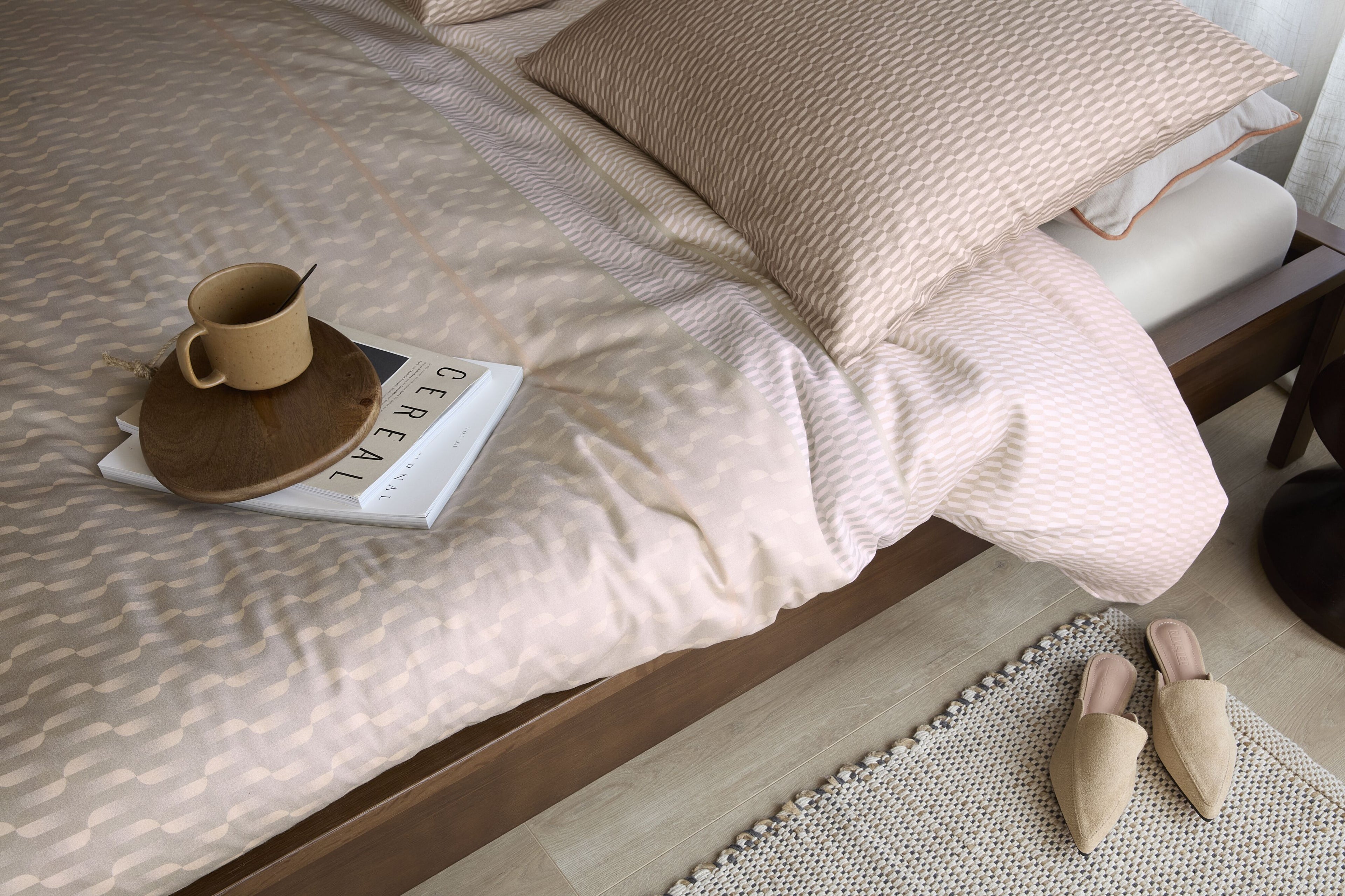 Archer Duvet Cover - Sand