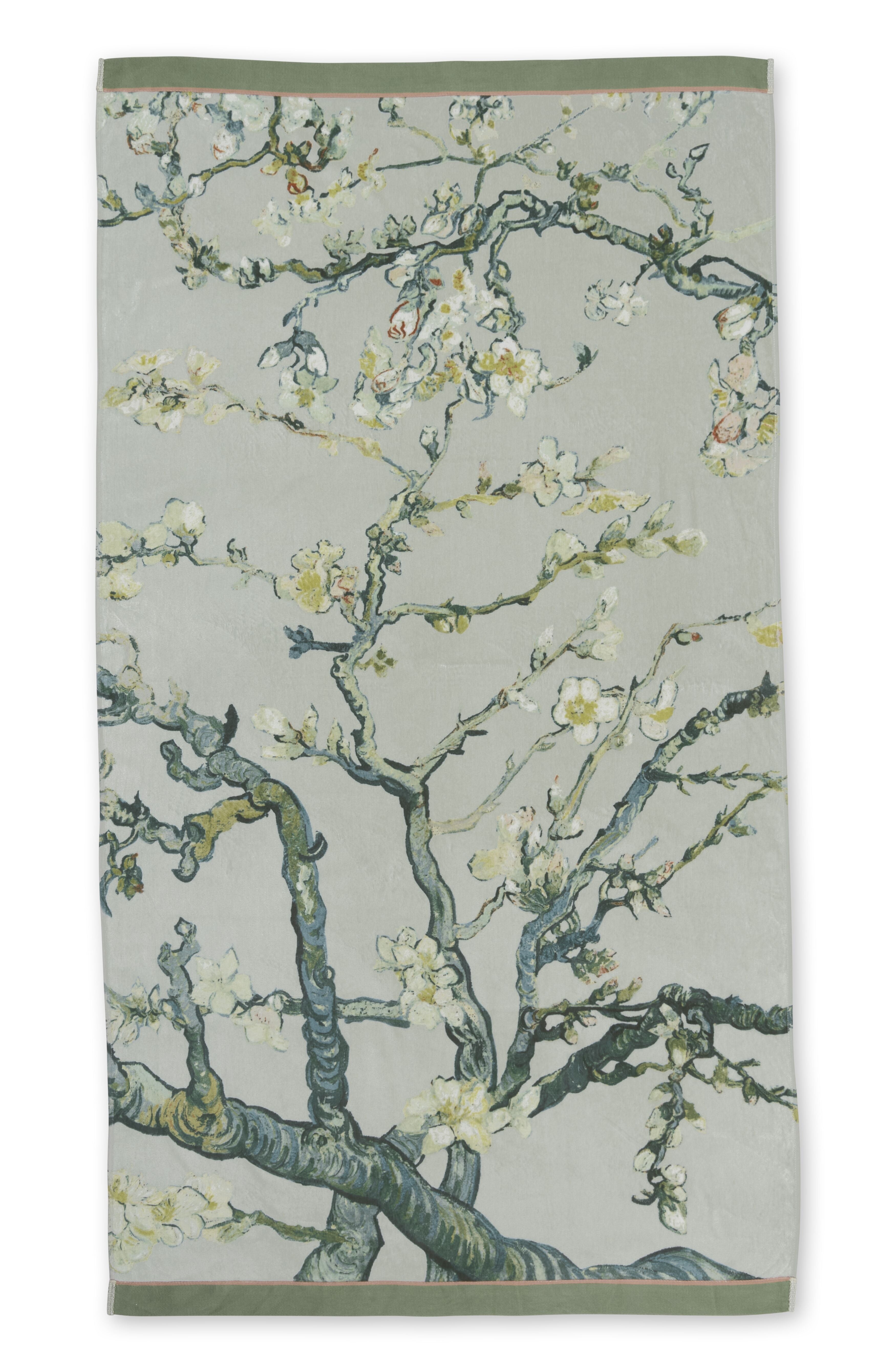 Beddinghouse x Van Gogh Museum Beach Blossom Strandlaken - Groen