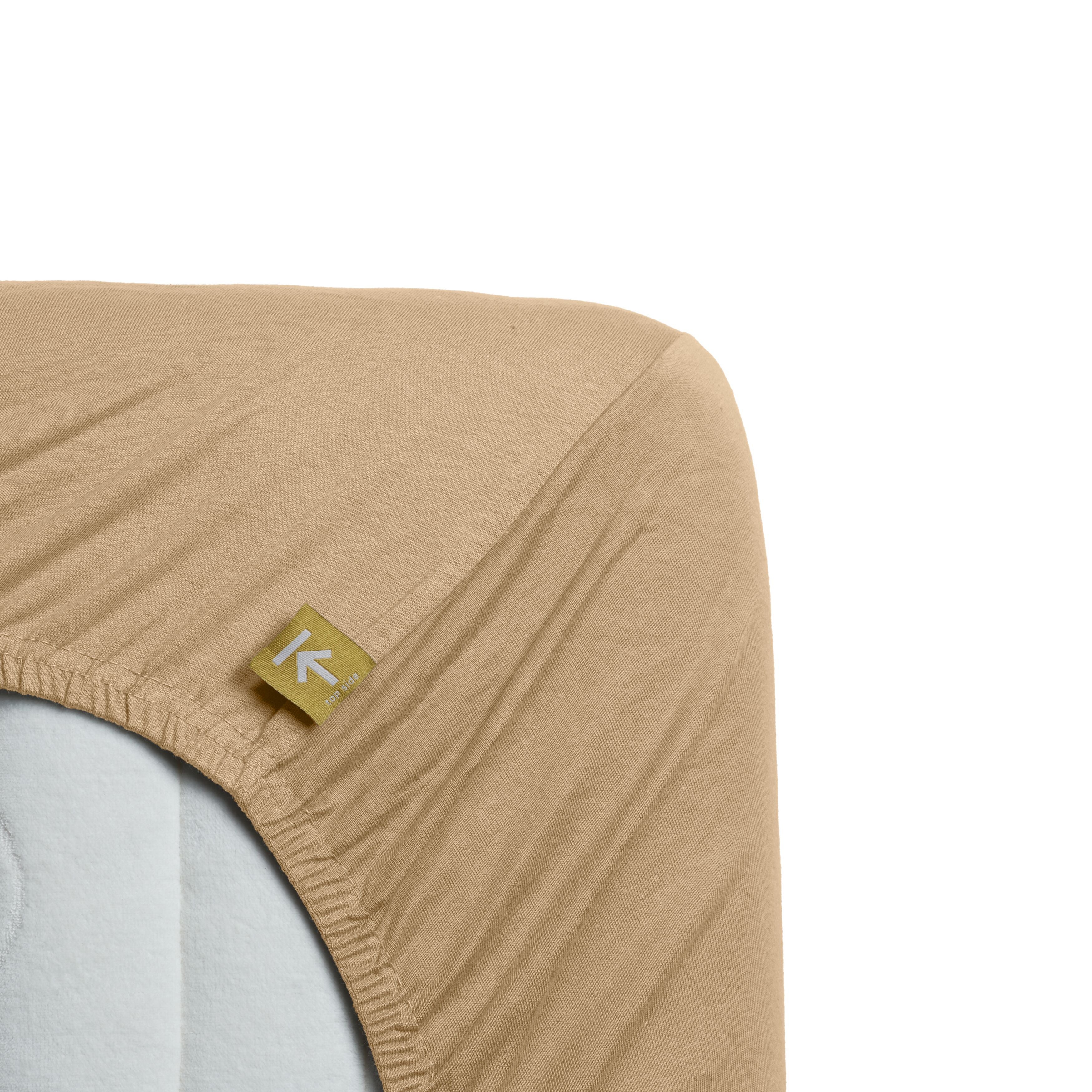 Jersey Super Stretch - Hoeslaken - Zand