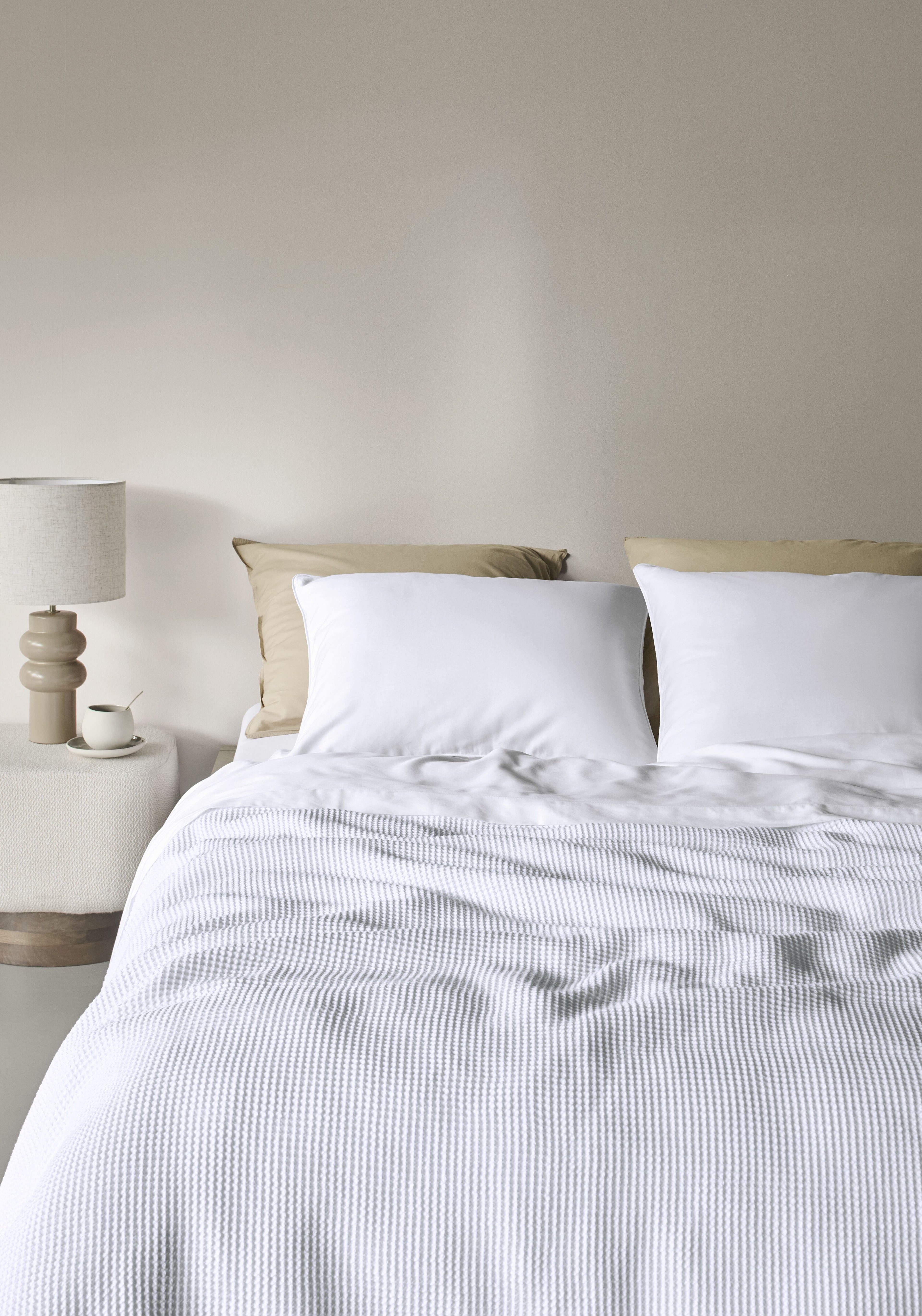 Beddinghouse Brisk Bedspread - White