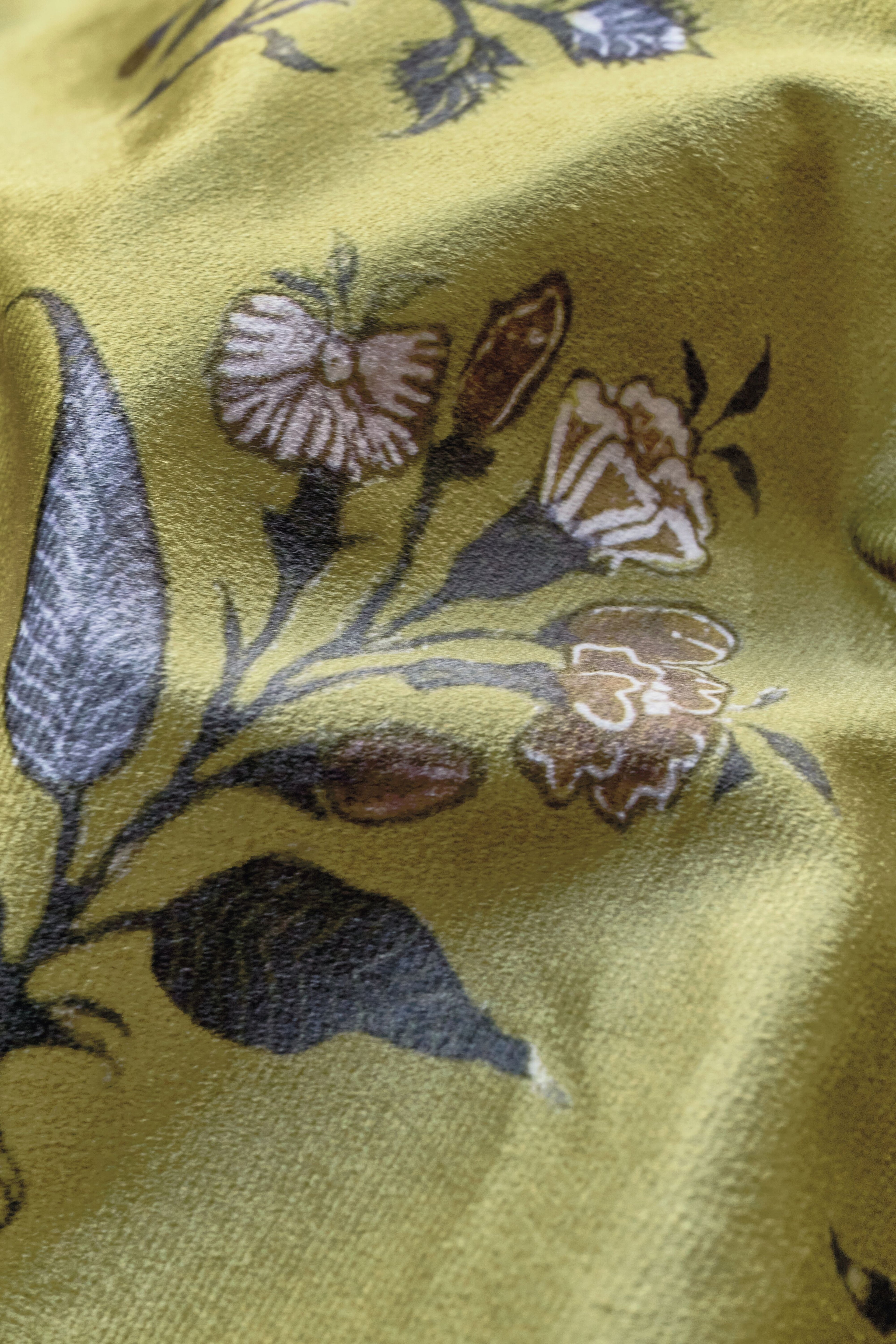 At Home by BeddingHouse Bygone Dekbedovertrek - Olive Green