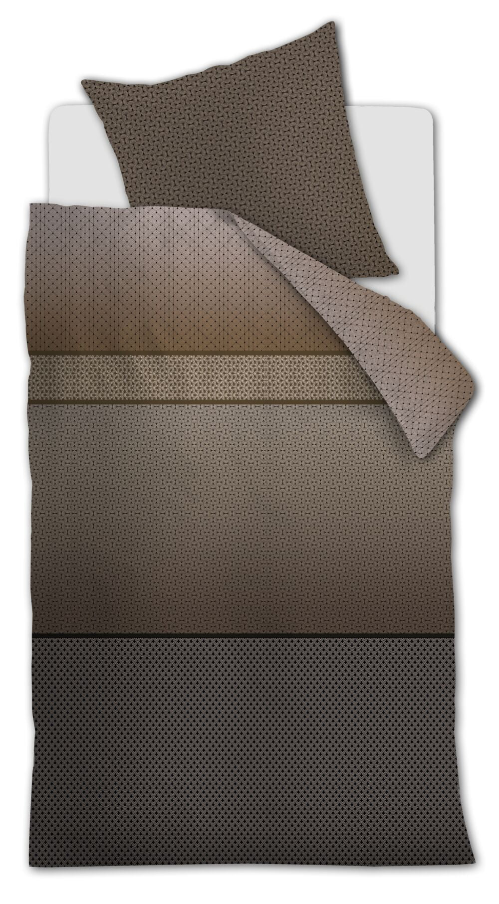 Carter Duvet Cover - Brown