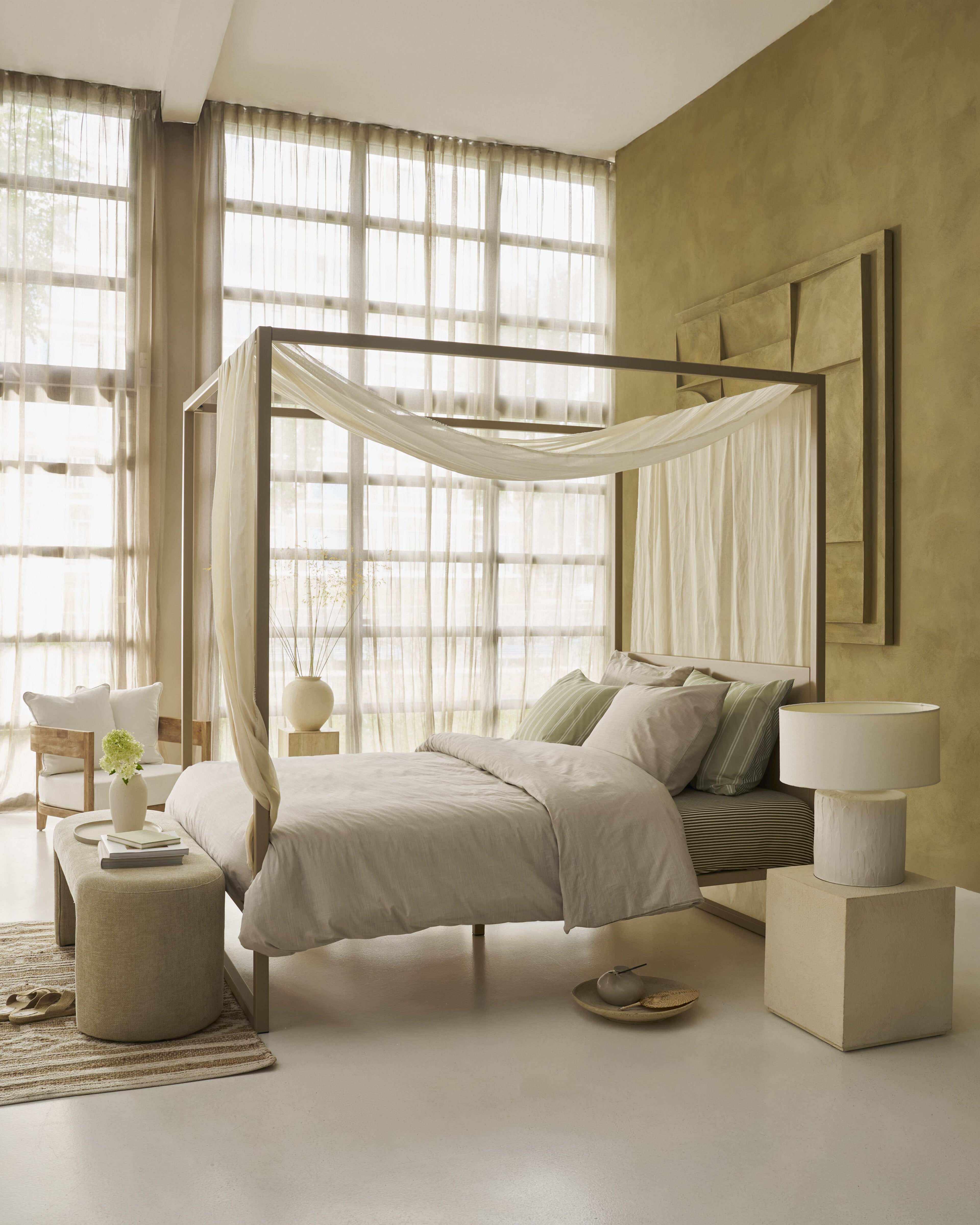 Cozy Slub Duvet Cover - Sand