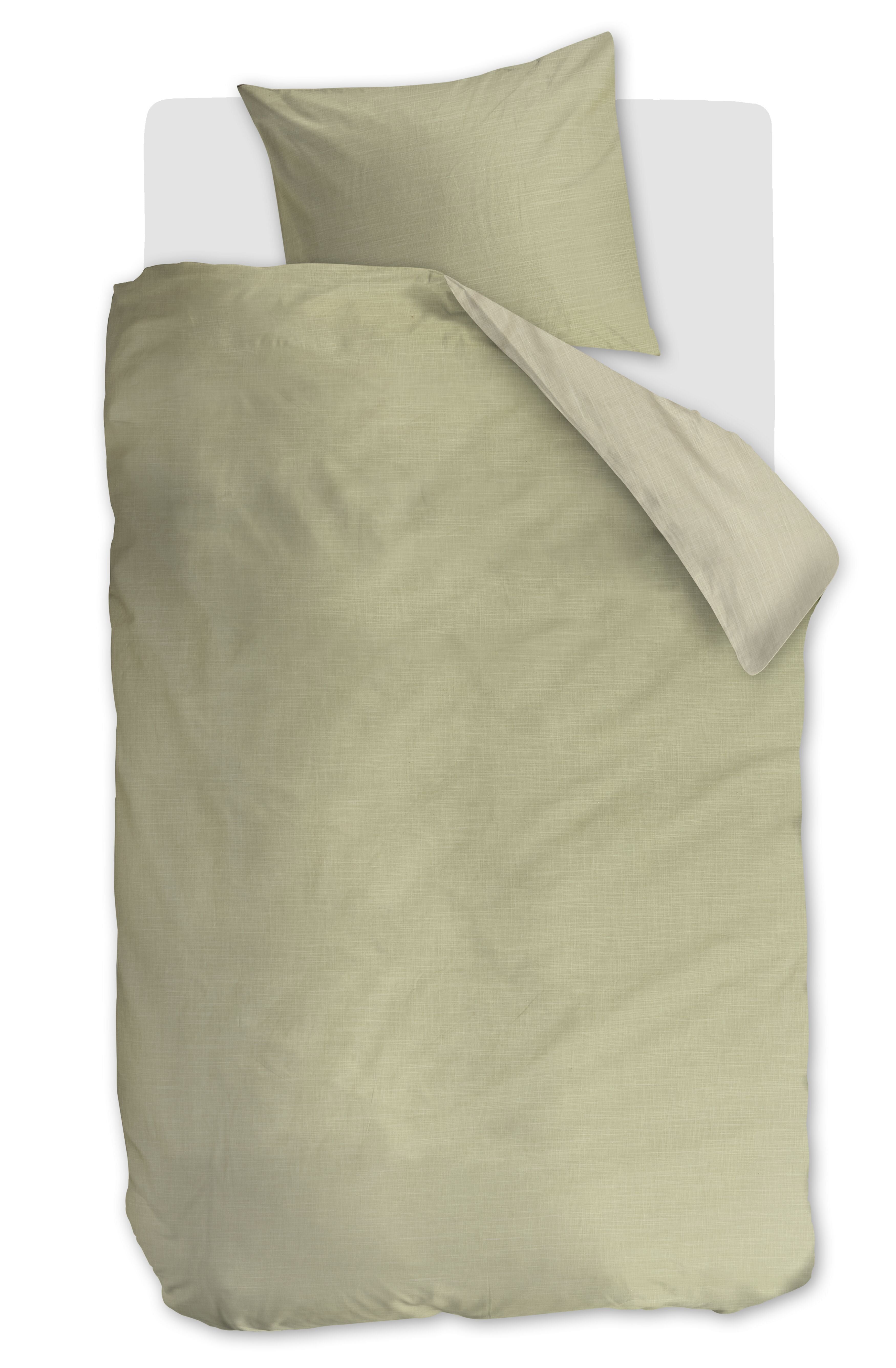 Cozy Slub Duvet Cover - Green