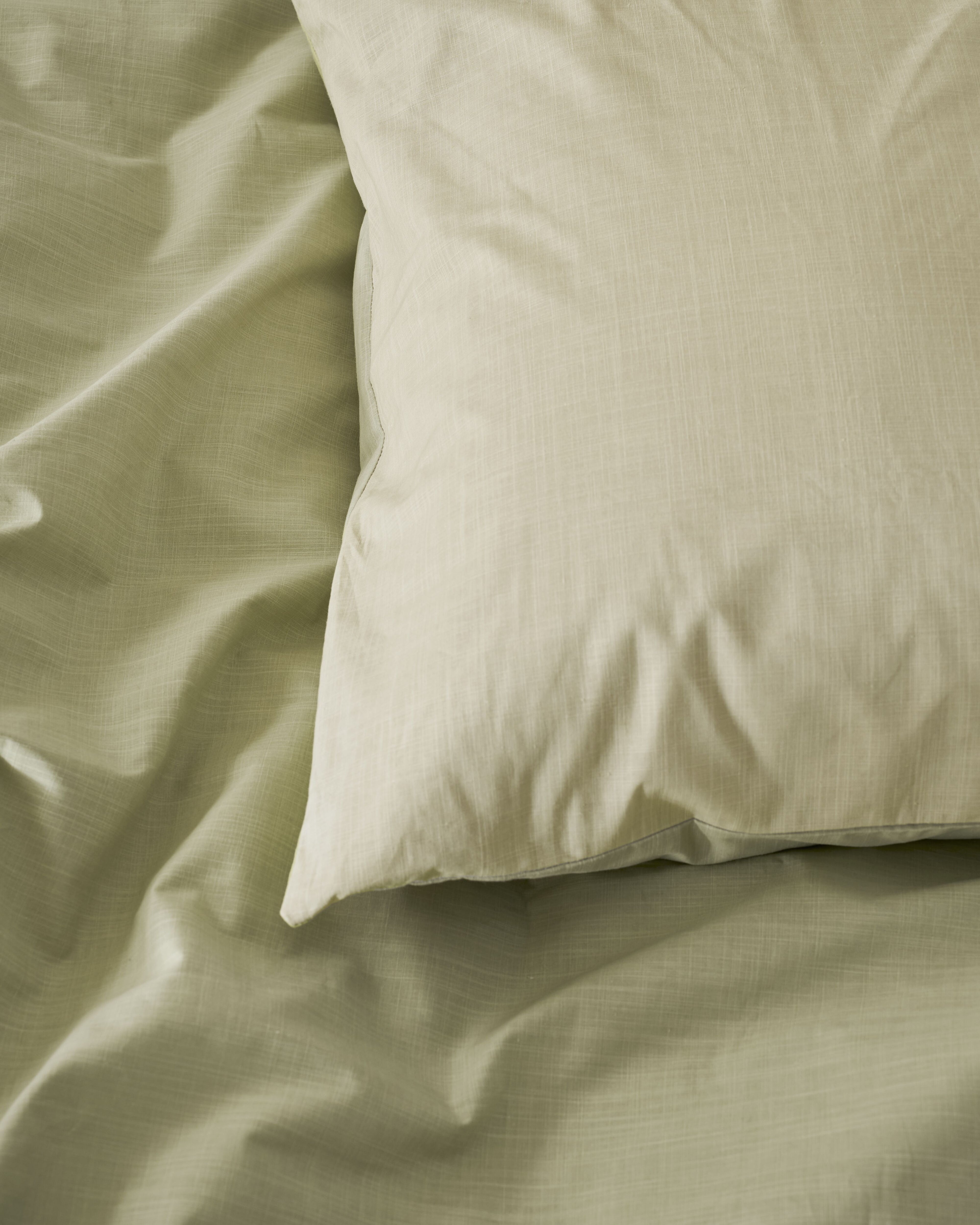 Cozy Slub Duvet Cover - Green