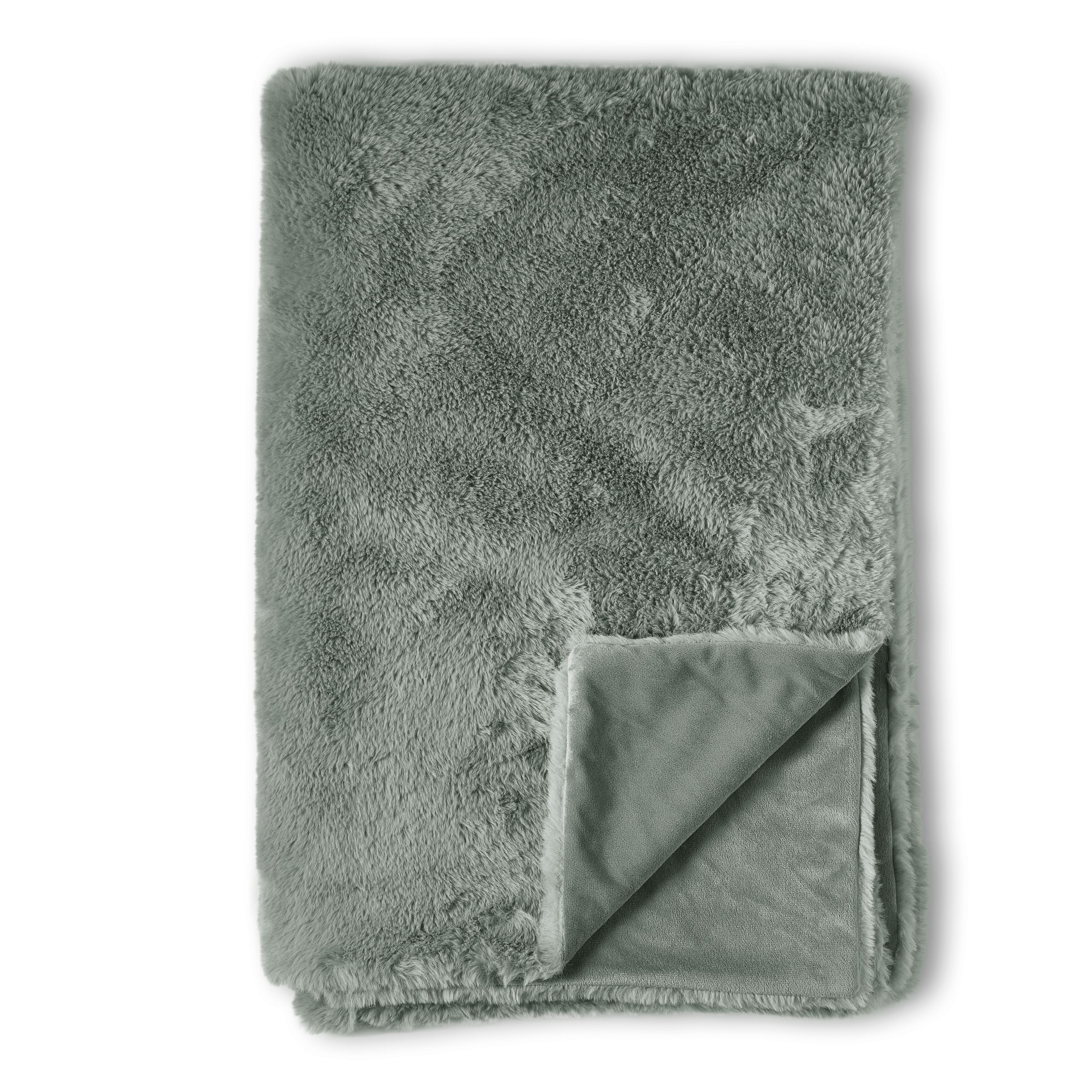 KAAT Amsterdam Cuddle Cloud Bedspread - Grey Green