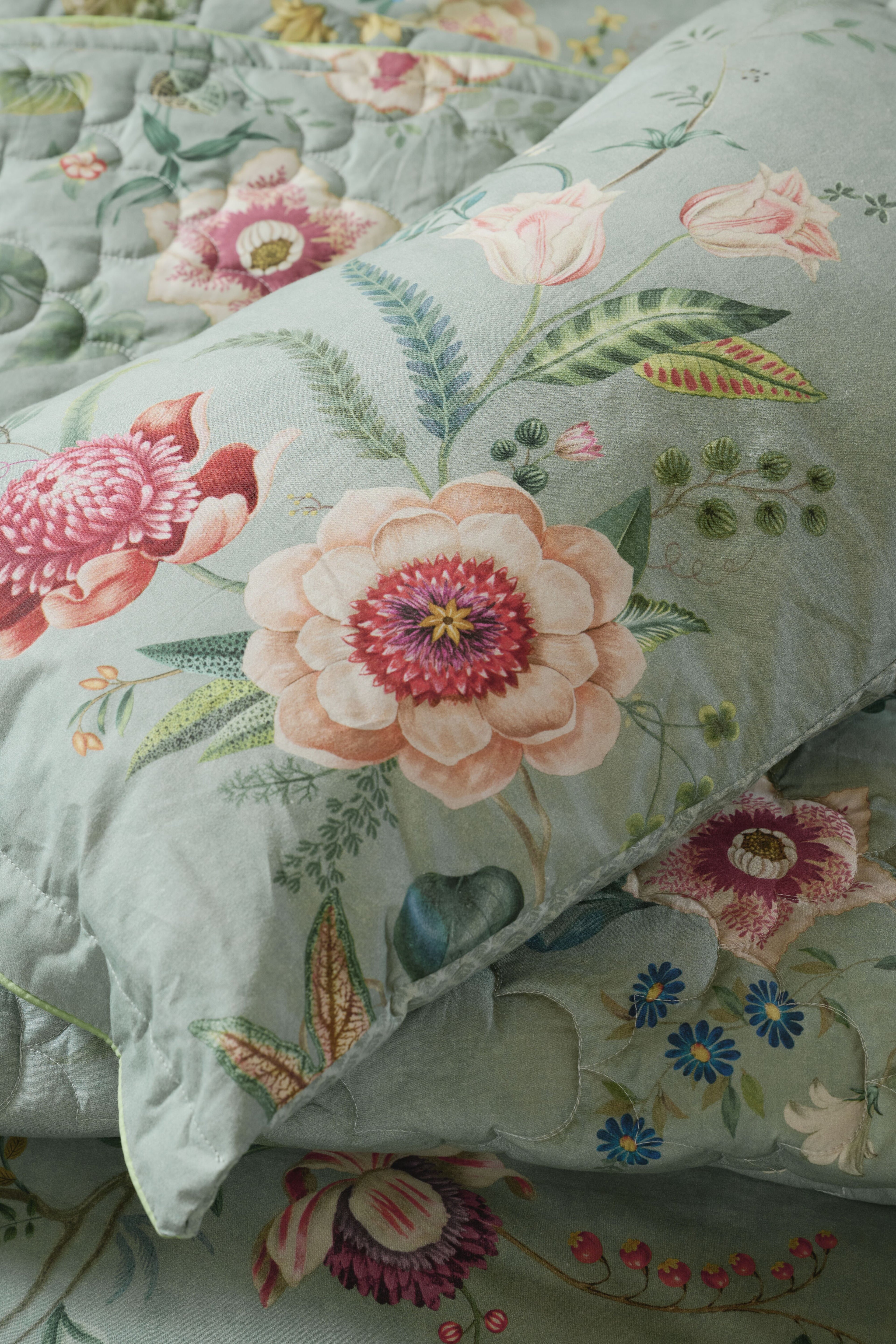 Pip Studio Everbloom Decoratiekussen - Groen