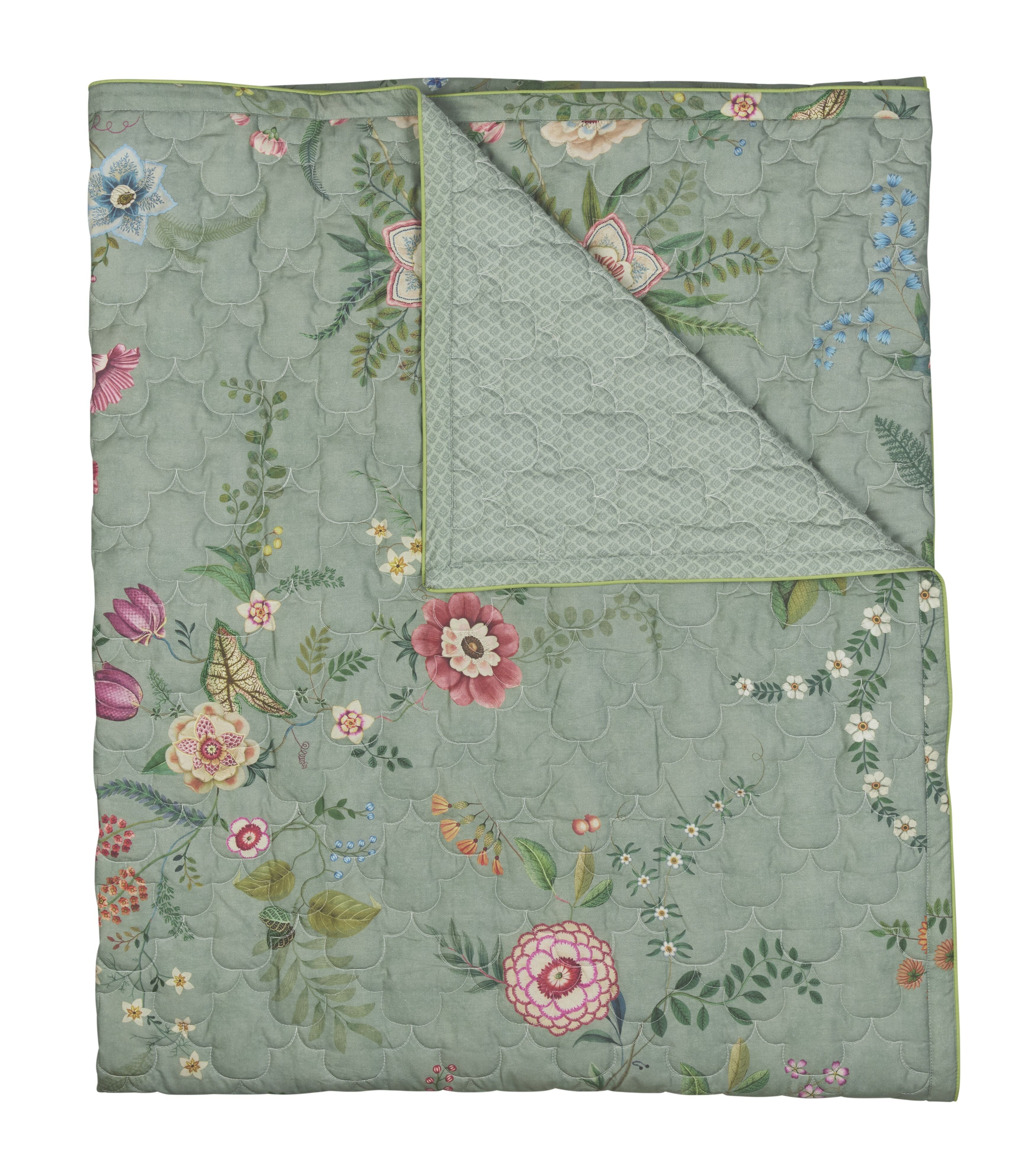 Pip Studio Everbloom Sprei - Groen