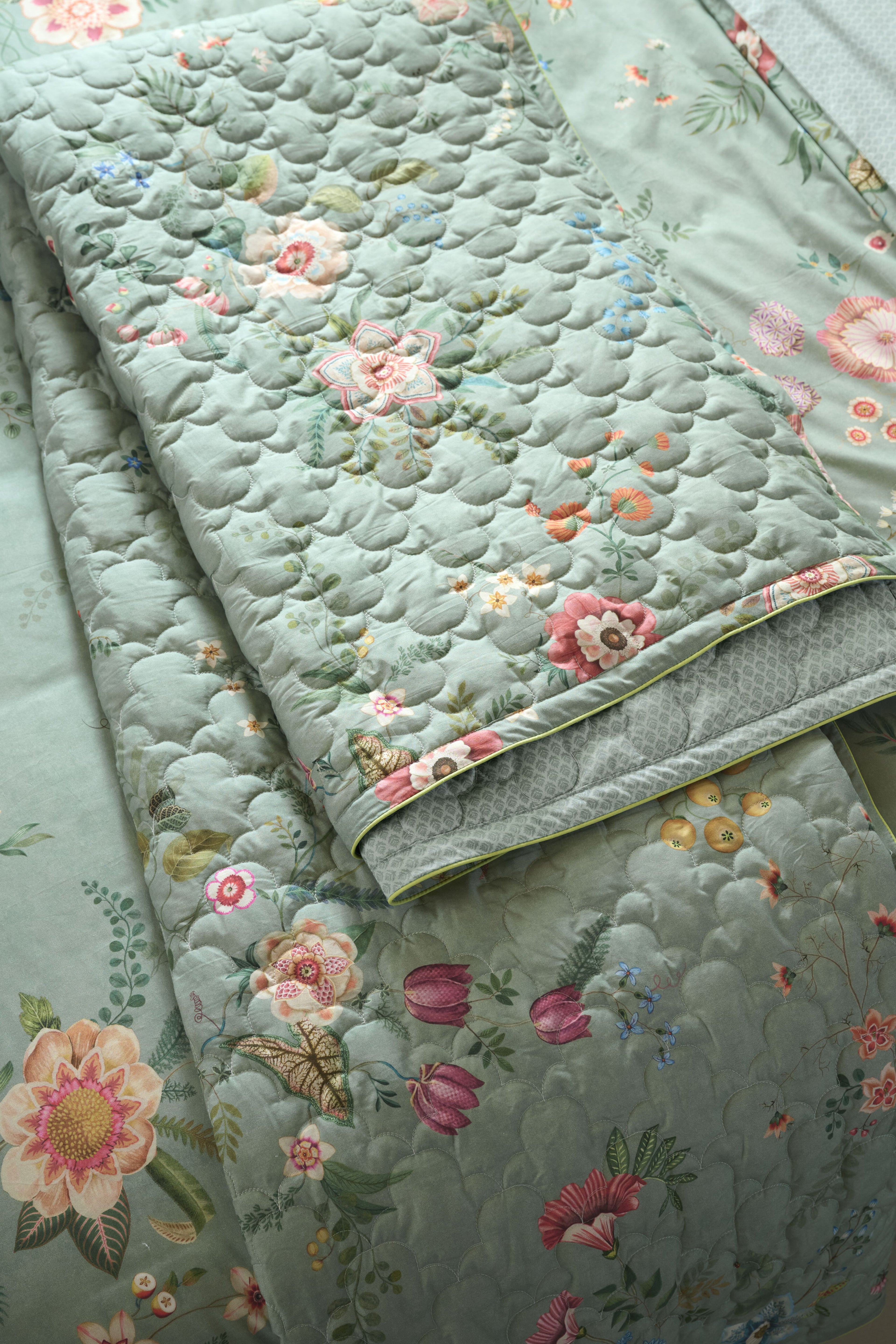 Pip Studio Everbloom Sprei - Groen
