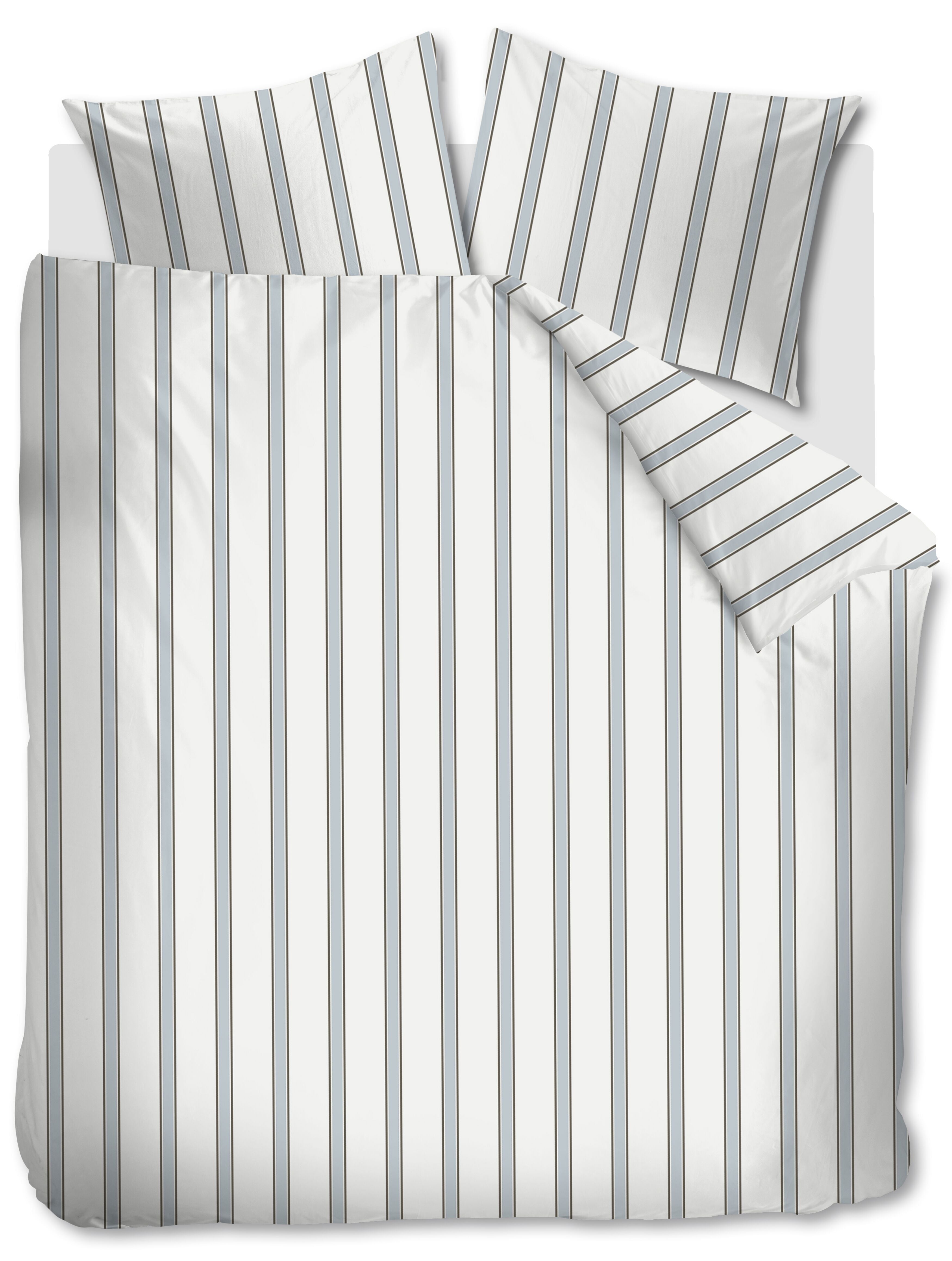 Fun Stripe Dekbedovertrek - Blauw
