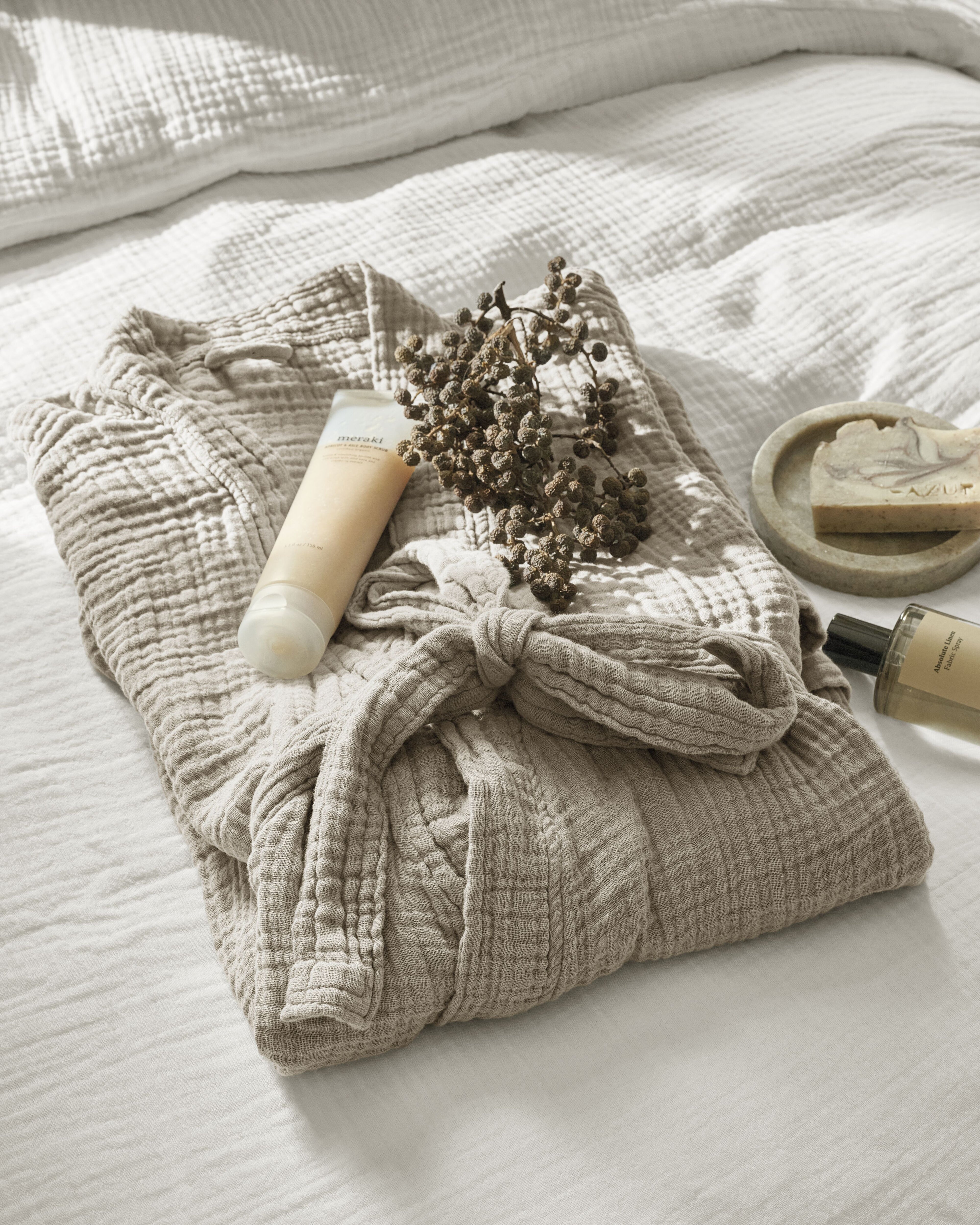 vtwonen Gentle Embrace Bathrobe - Sand