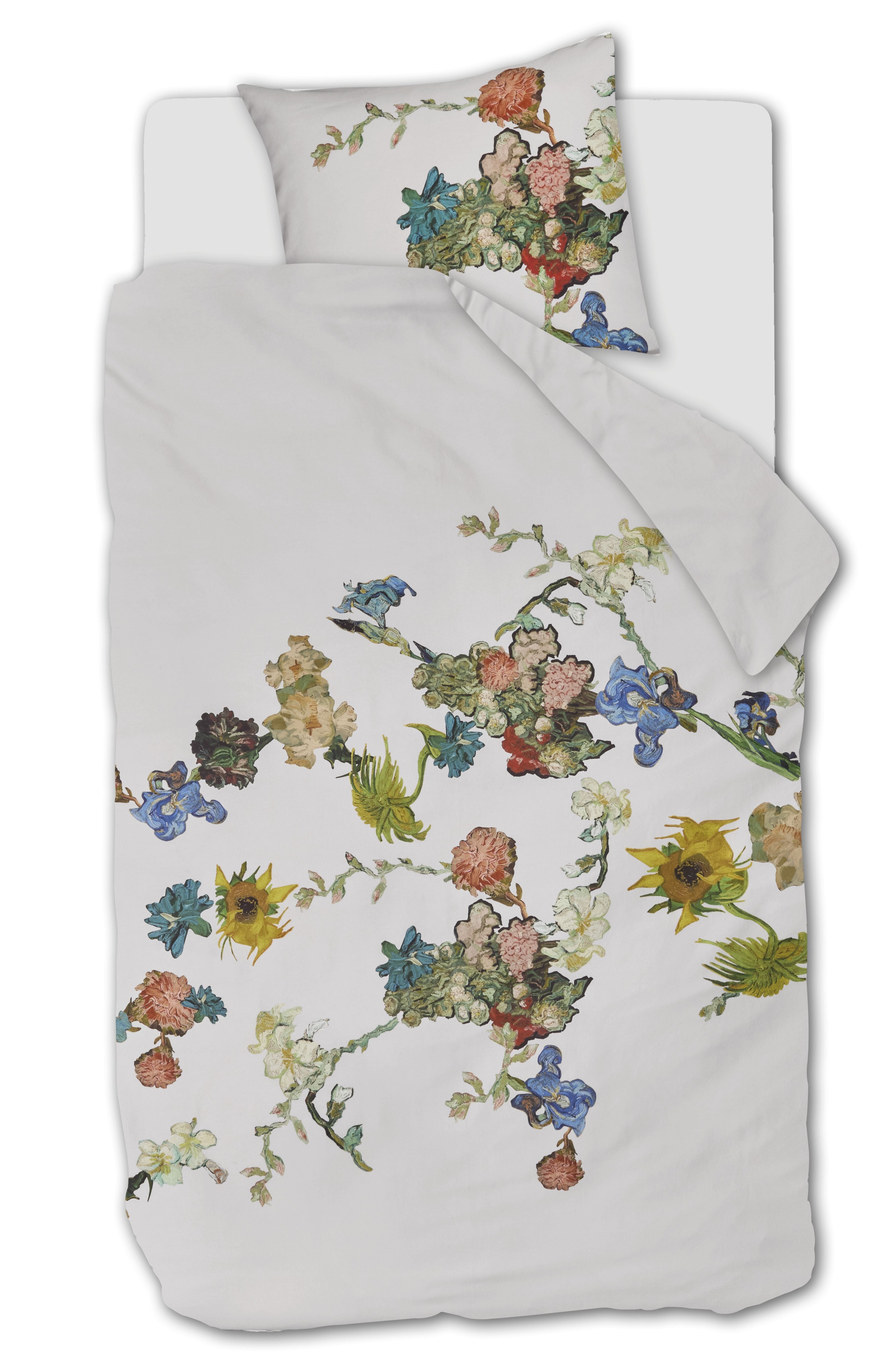 Garland of Flowers Duvet Cover - Sand