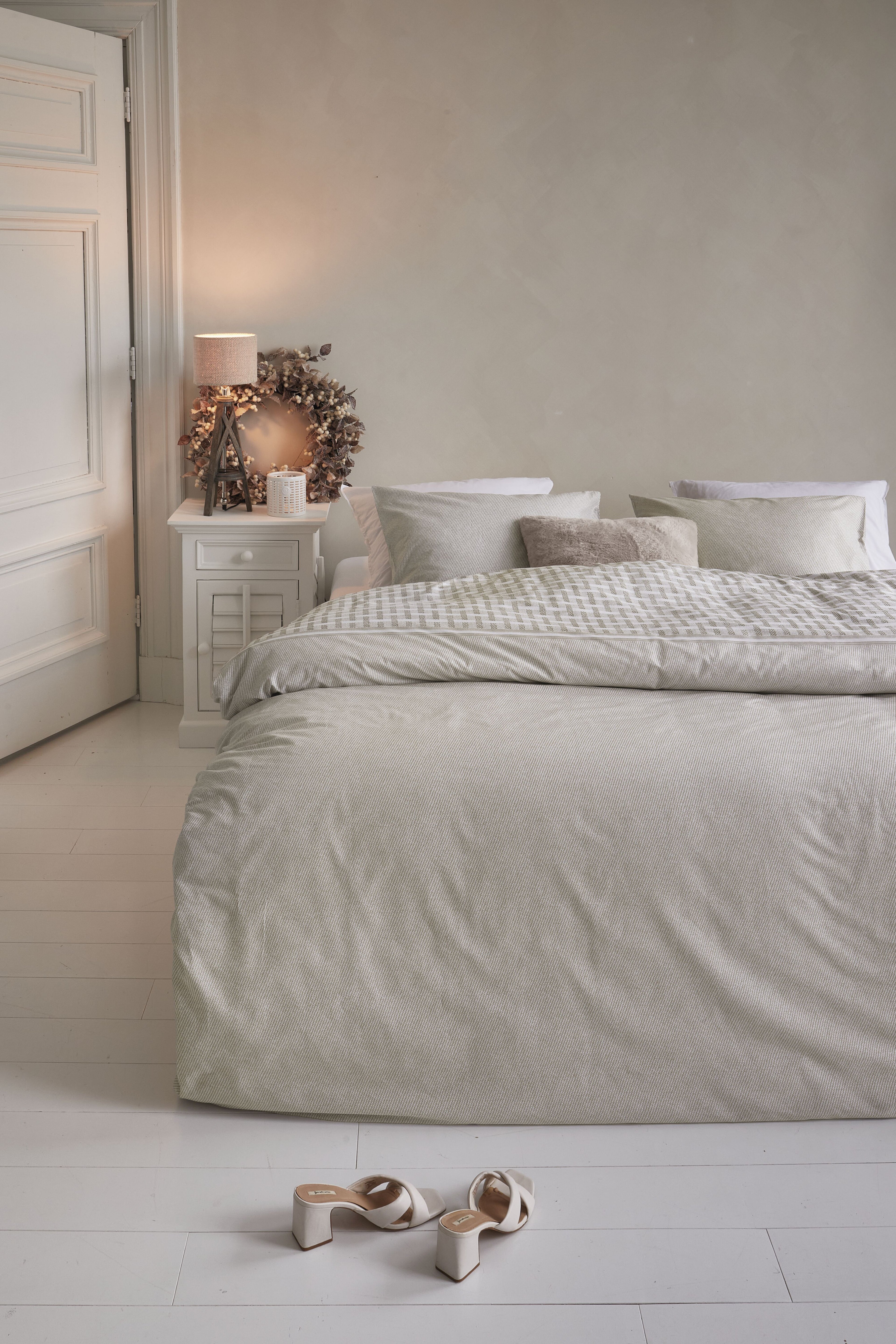 Hayes Duvet Cover - Sand